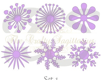paper flowers template etsy