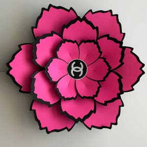 PDF PAPER FLOWERS Petal # 140 Paper Flower Template, Digital Printable Instant Download, Spiky Paper Rose for wedding decor and events