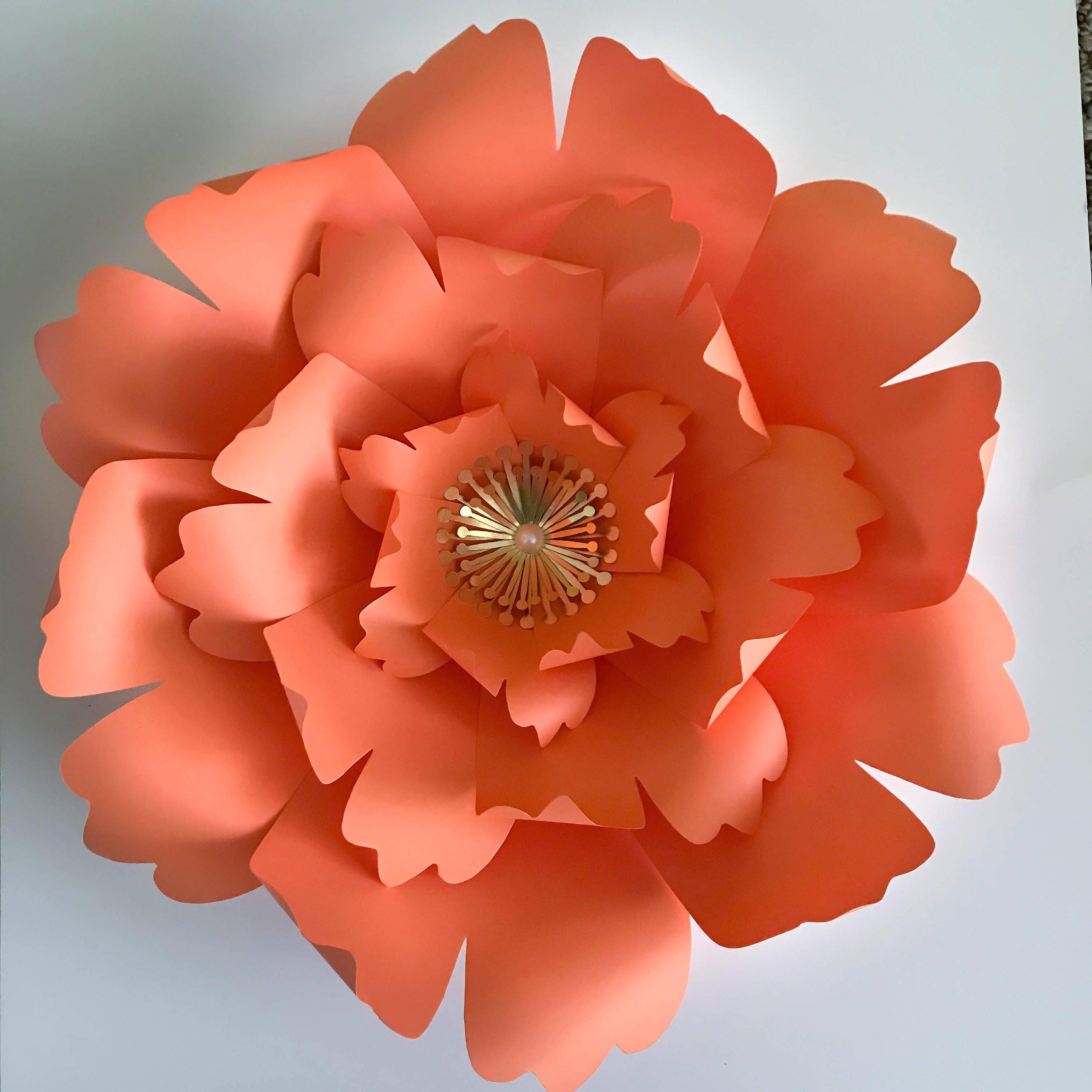 Download Paper Flowers -SVG Petal #54 Paper Flower Template DIGITAL ...
