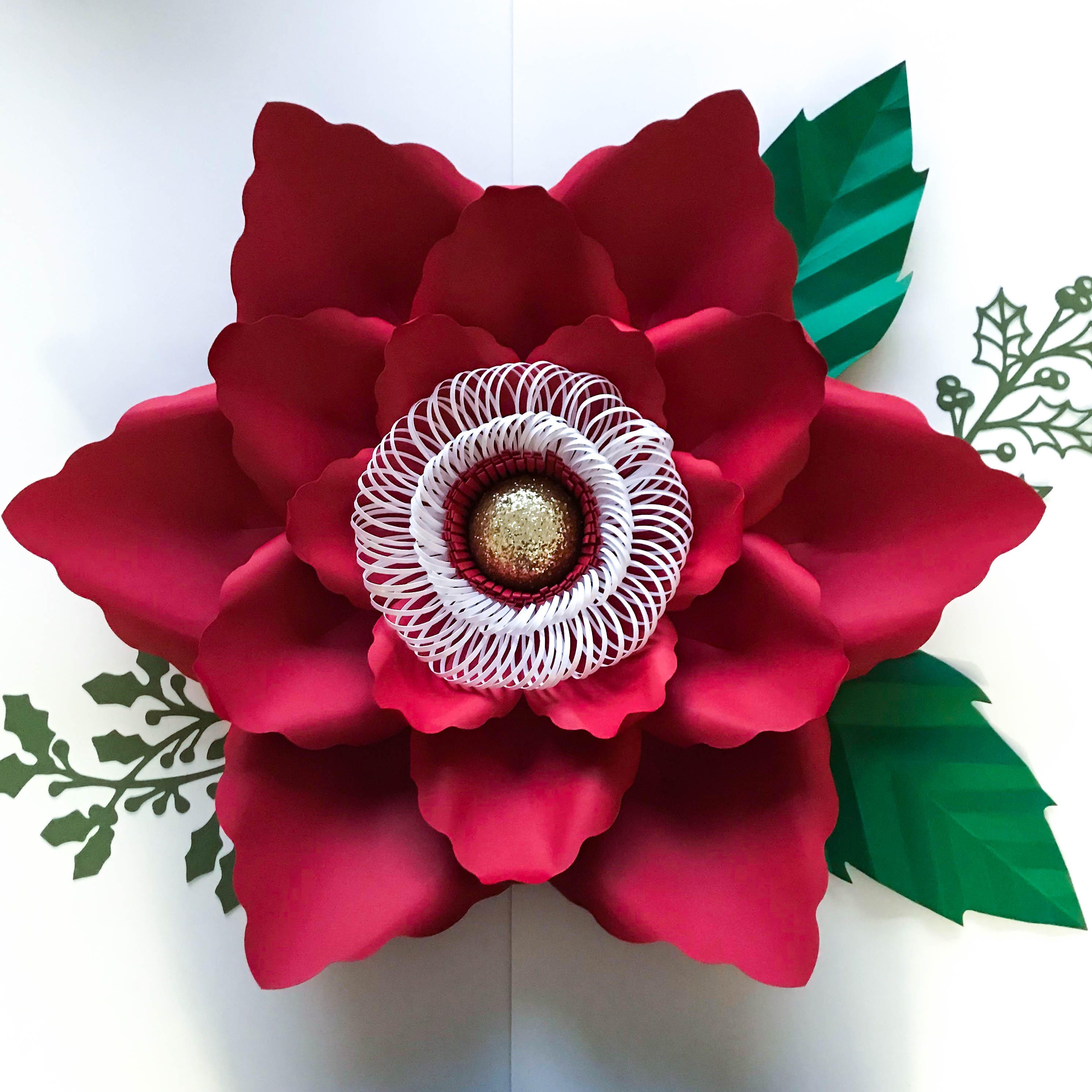 pdf petal 12 printable paper flowers template instant