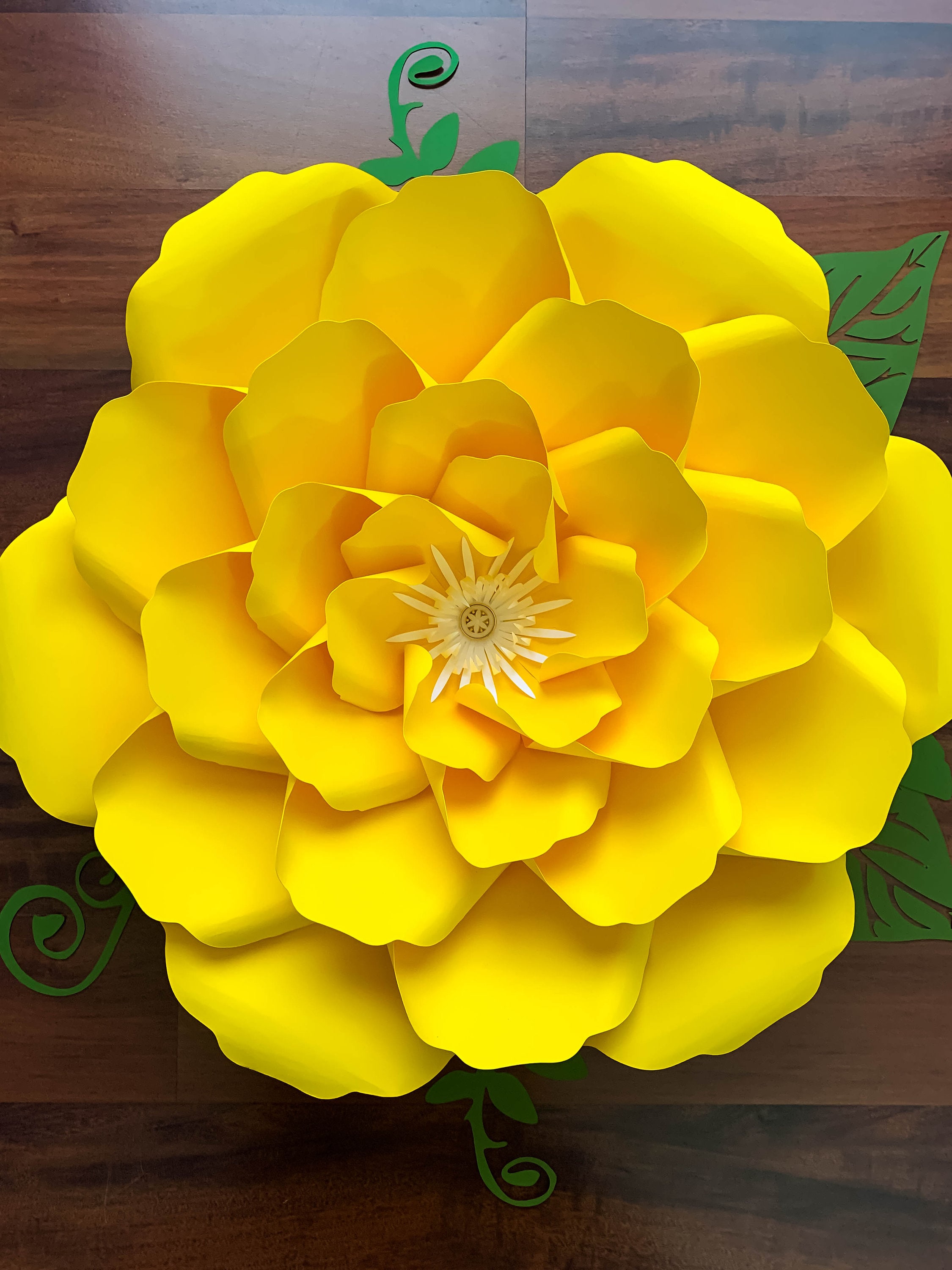 3d Paper Flowers Template