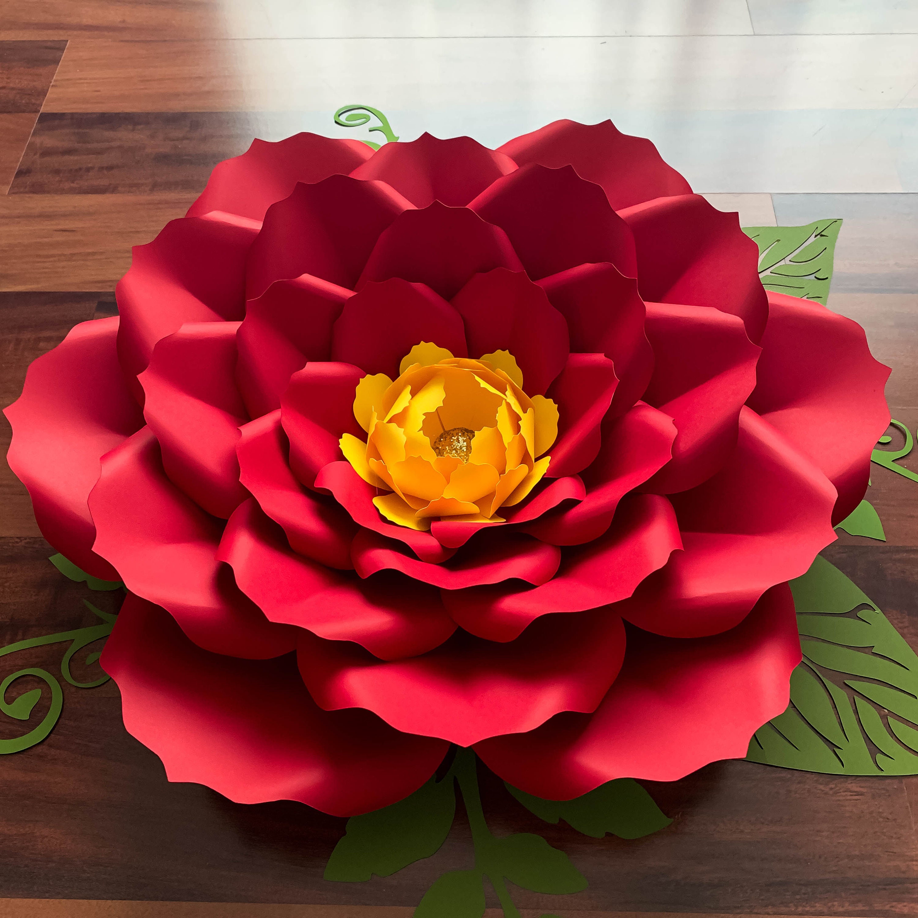 Download SVG PNG DXF Petal 26 Cut Files Paper Flowers Template for ...