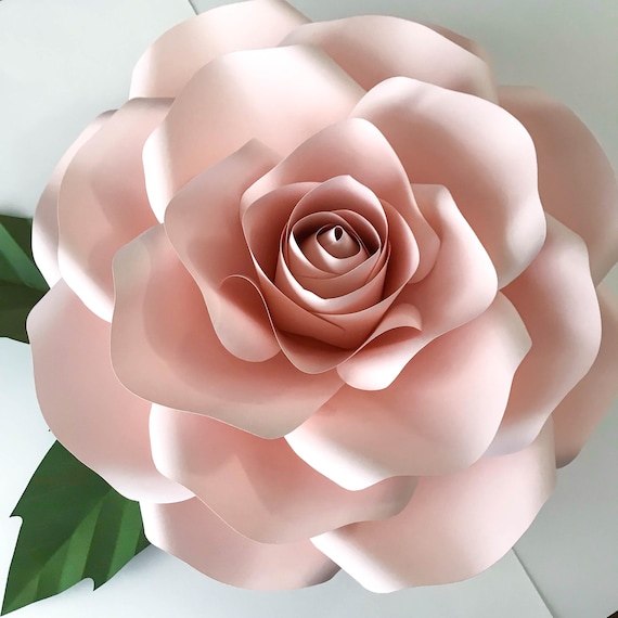 paper flowers svg new large rose template diy cricut and