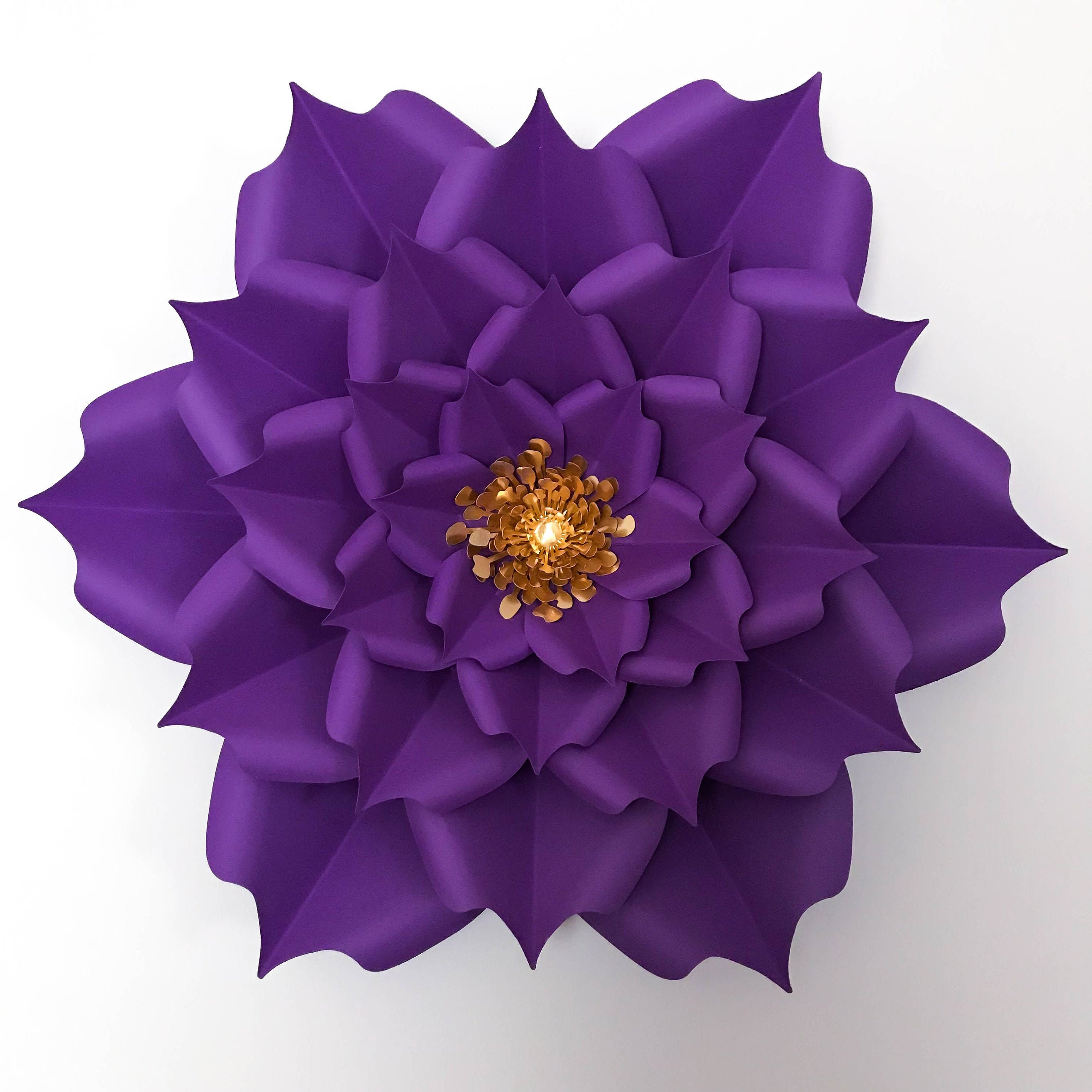 pdf petal 5 printable paper flowers template for trace and