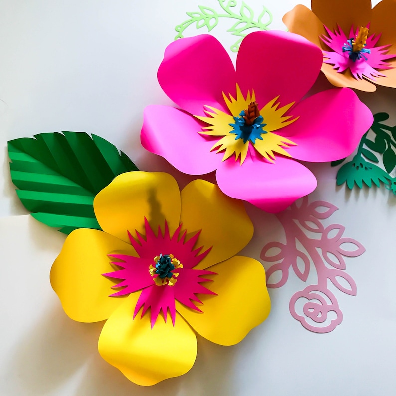 Free Free 165 Paper Flower Hibiscus Svg Free SVG PNG EPS DXF File