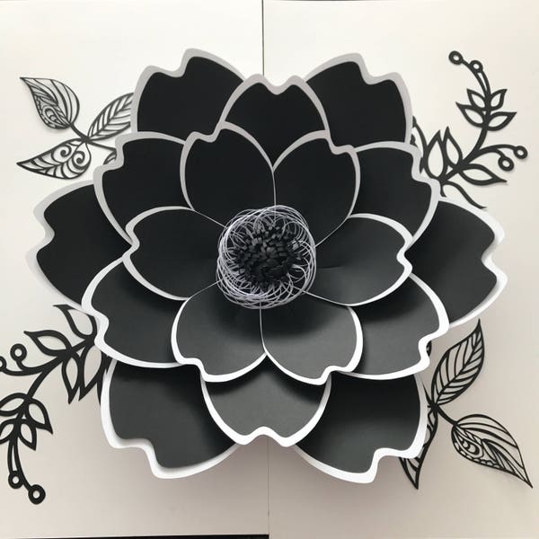 Paper Flowers -PDF PETAL #100 Paper Flower template, Digital Version, The Couture - Original Design by Annie Rose