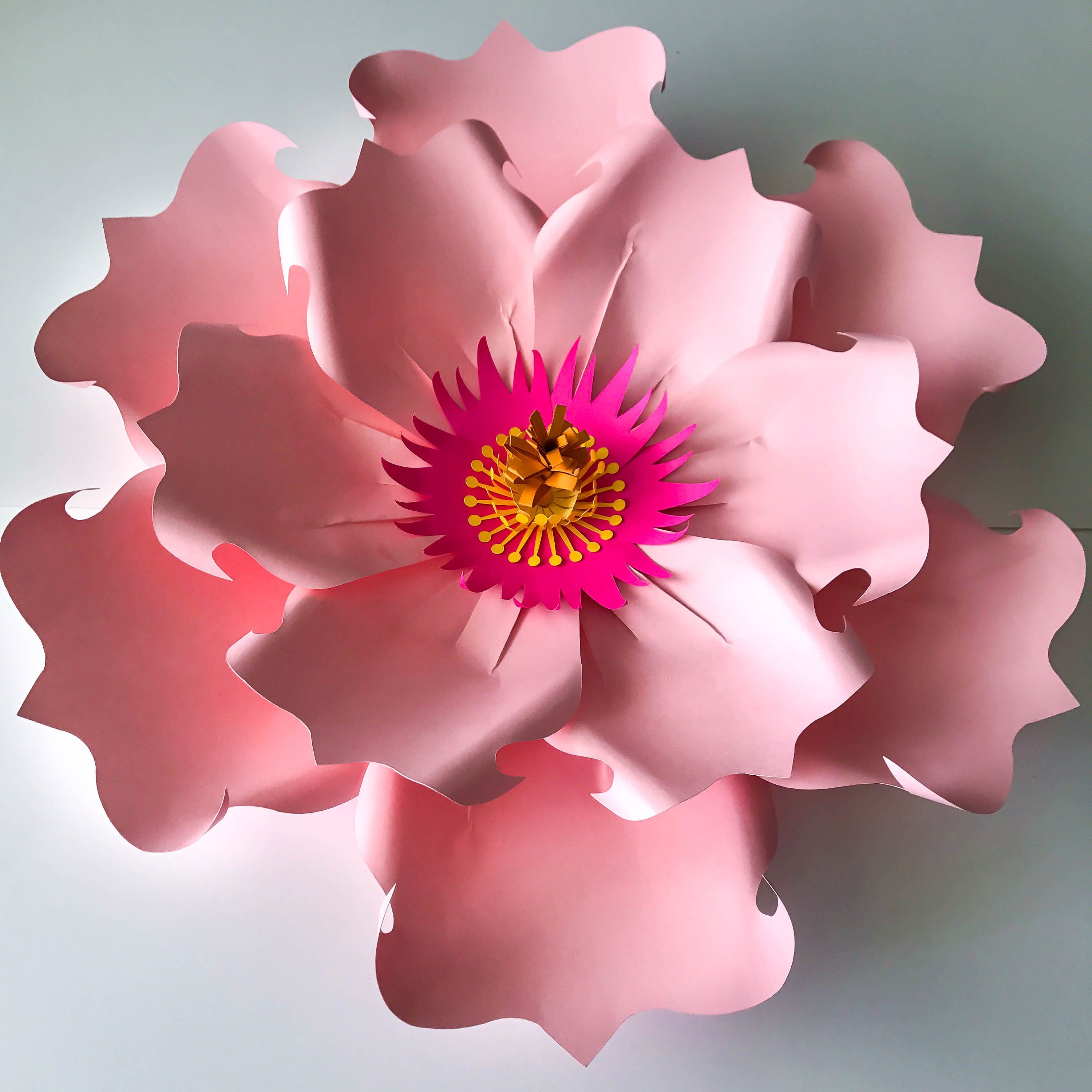 Paper Flowers -PDF Petal #71 Paper Flower Template DIGITAL Version ...