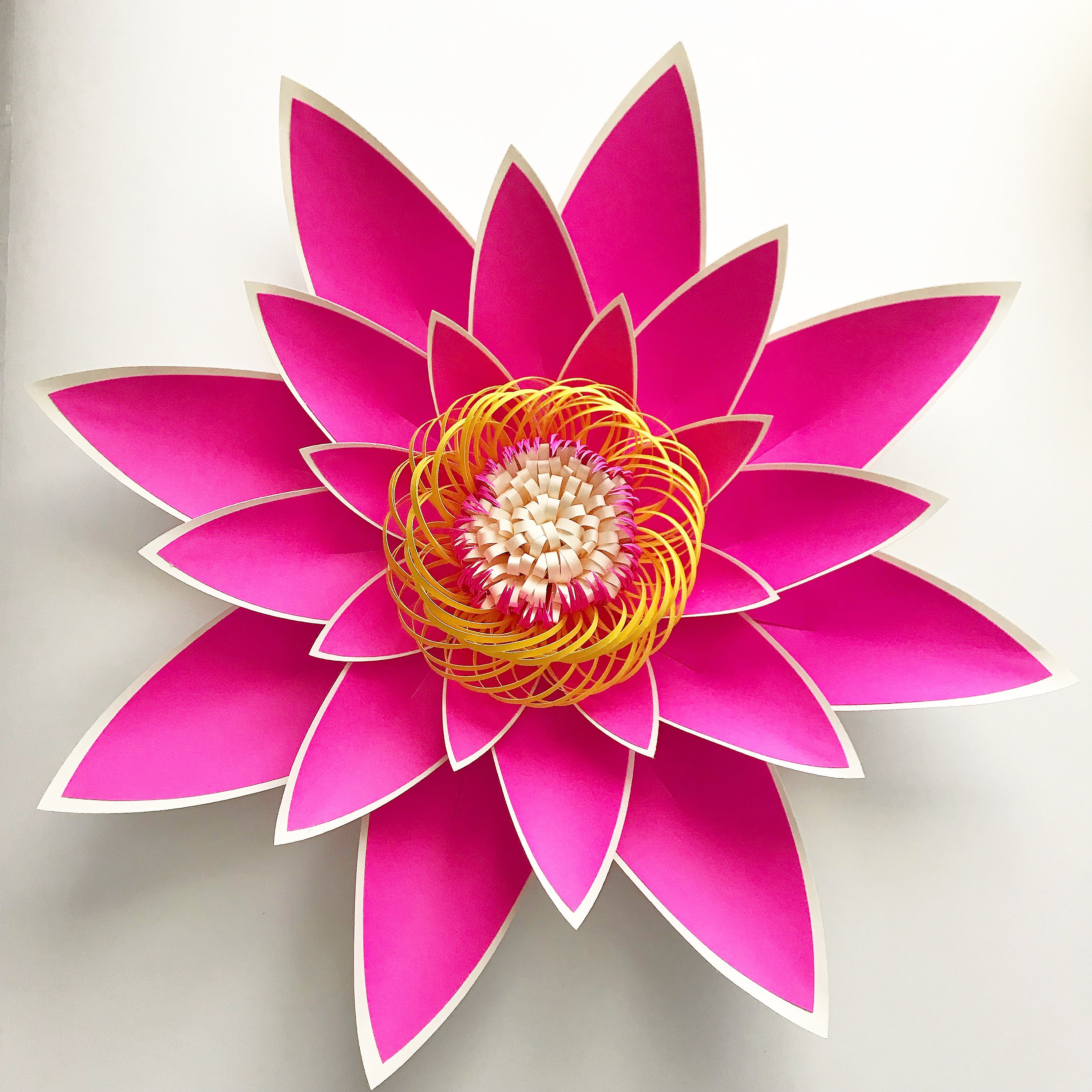 Paper Flowers SVG/PNG Fluffy Center 2 / 3 Components for Giant Paper