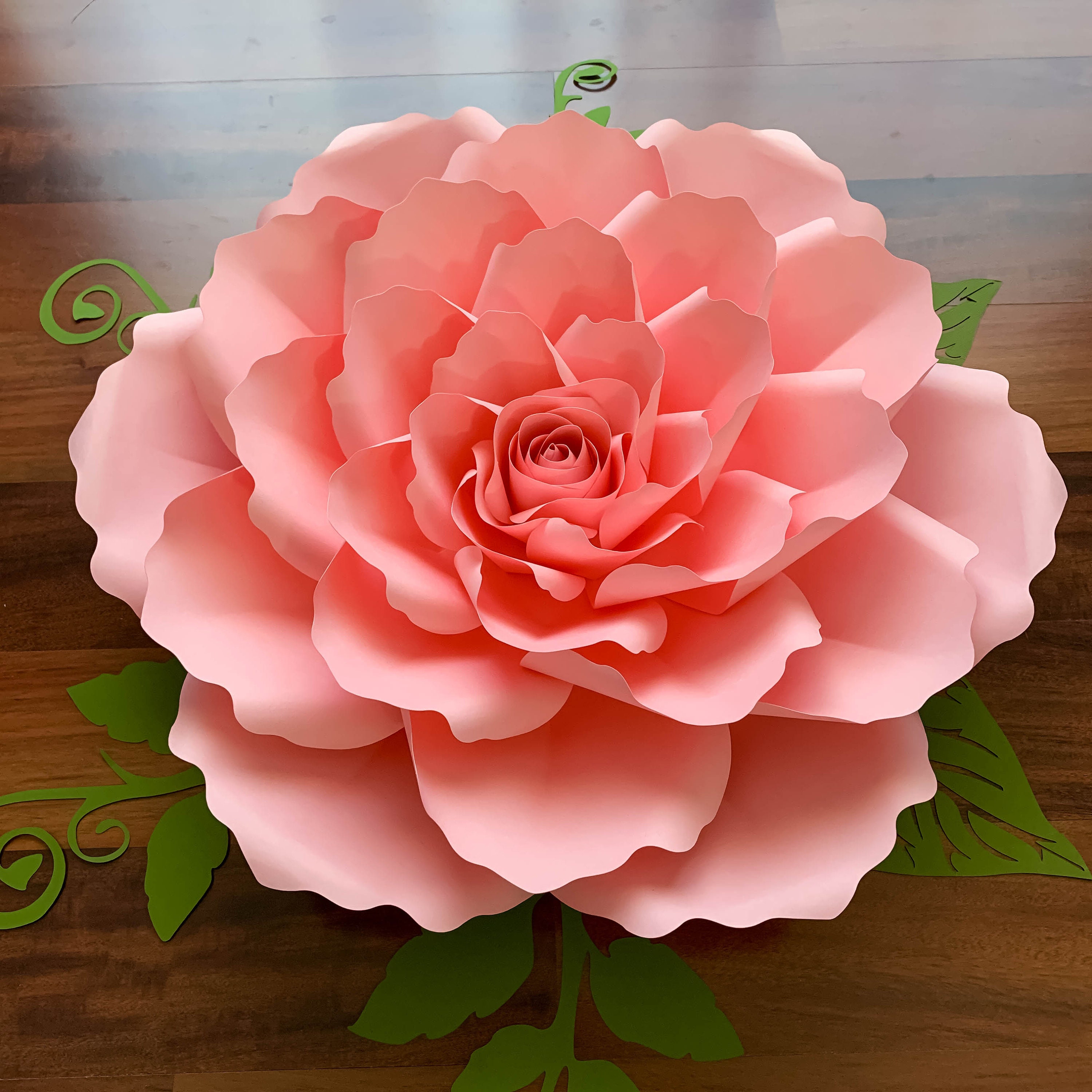 pdf paper flowers petal 99 template with rose bud make