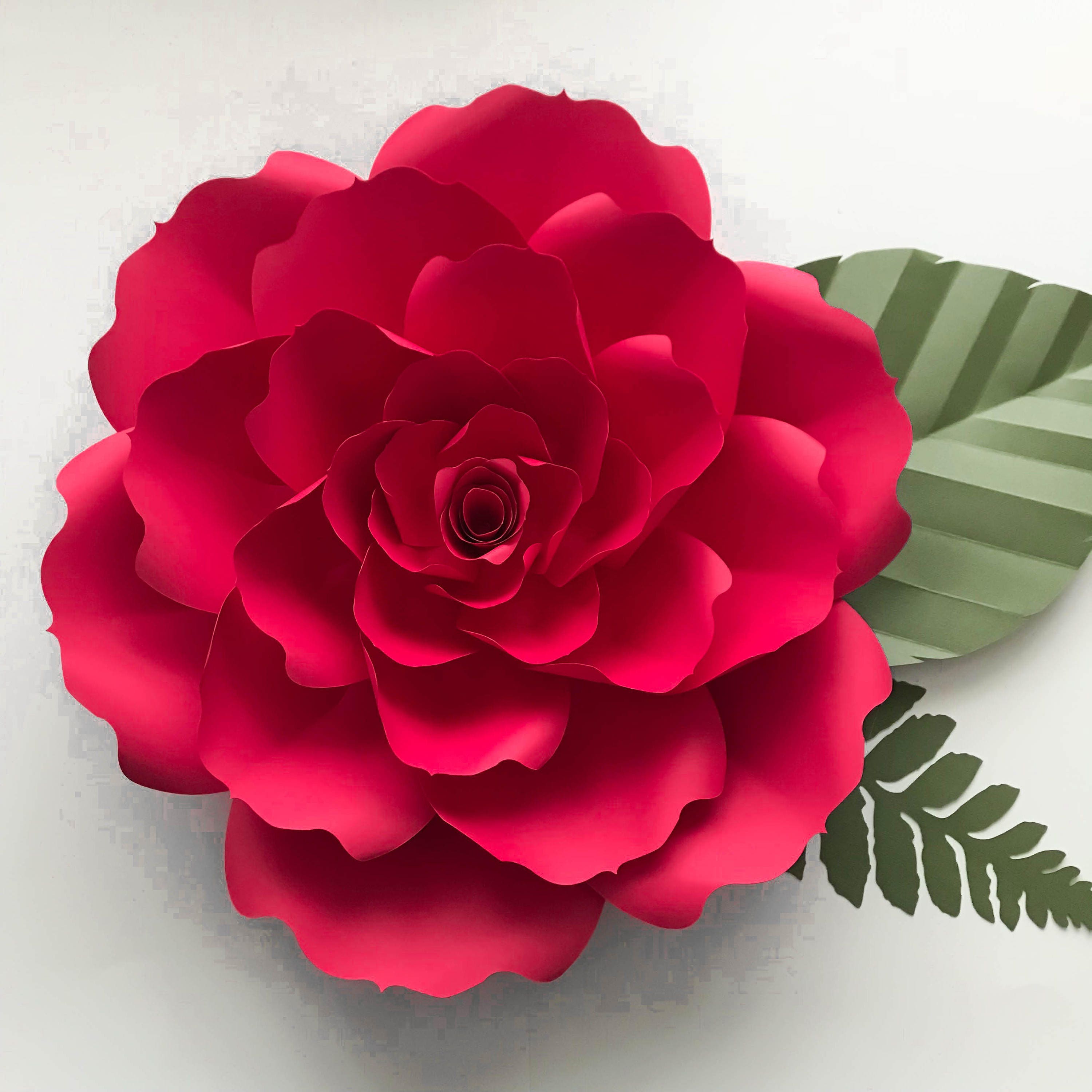 Free Free 332 Paper Flower Svg Template SVG PNG EPS DXF File