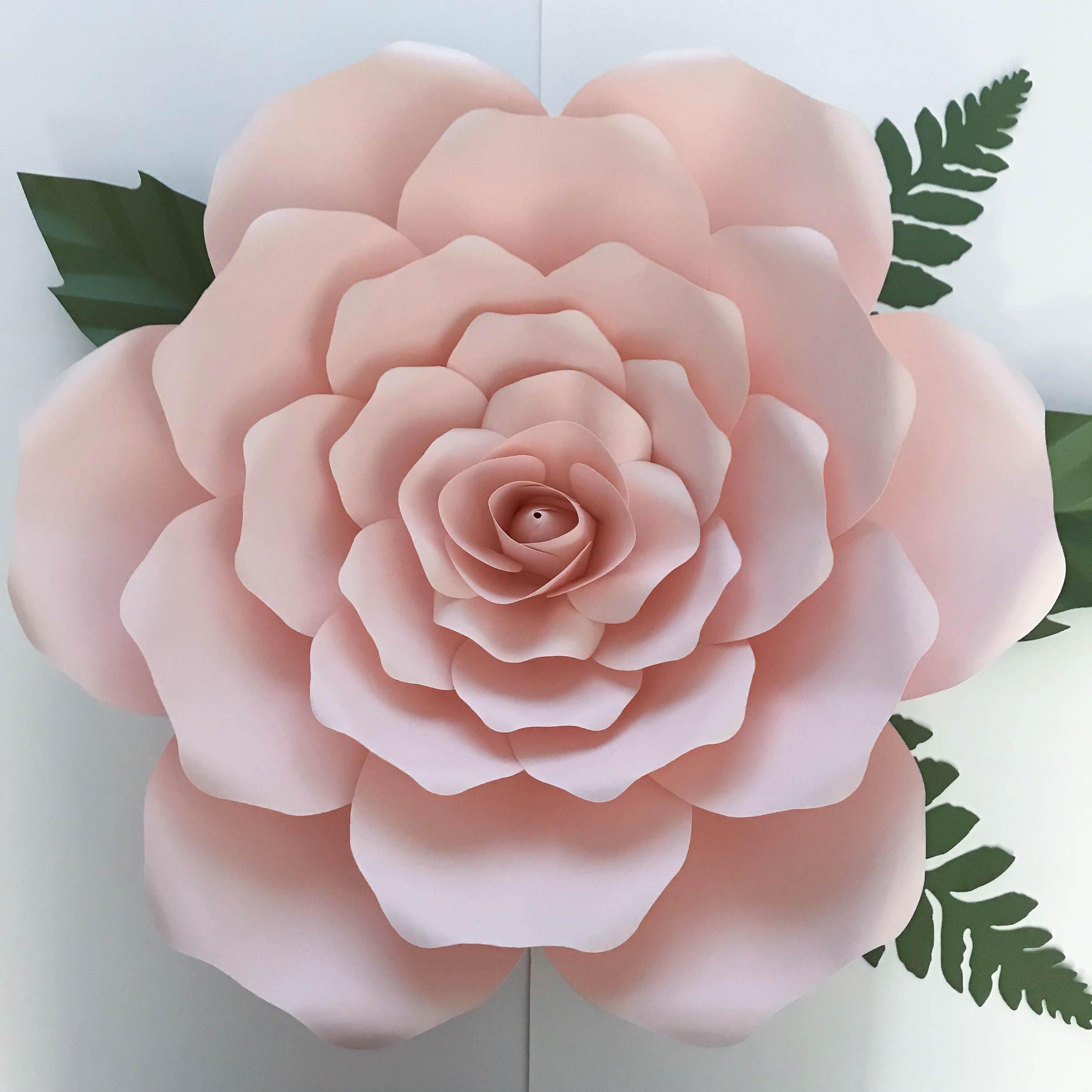 pdf petal 19 paper flowers template w rose bub center