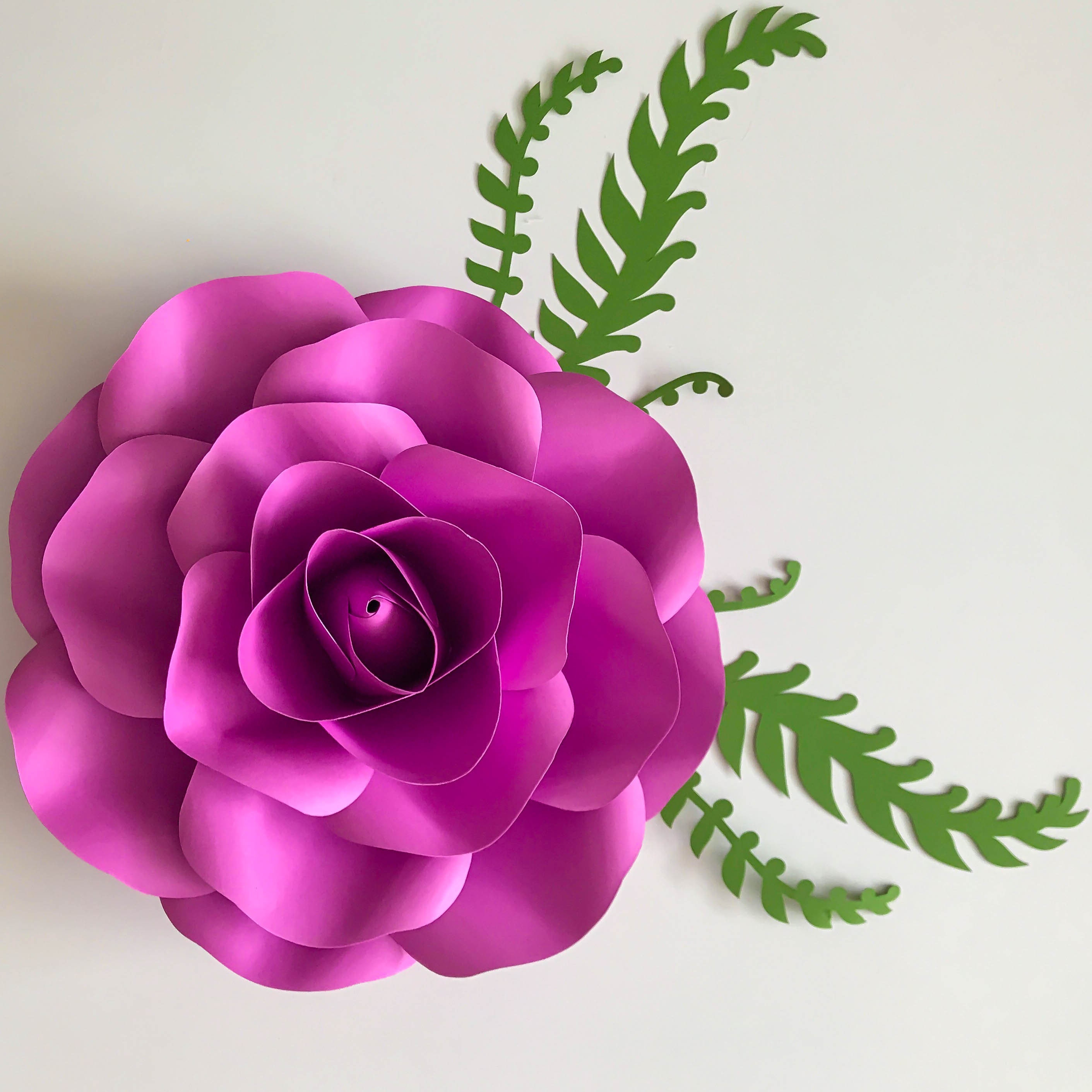 Download SVG COMBO of Small and Mini Rose Paper Flower Template DIY ...