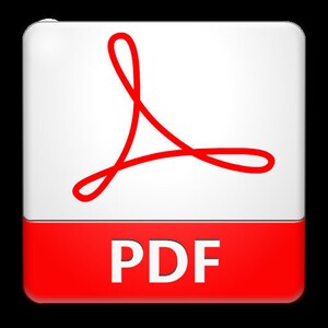 May include: A red PDF icon with the word "PDF" in white text on a red background.