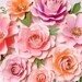 Tiny Rose 13 PDF 6 Sizes 2-7 Inches Paper Flowers When Made Printable ...