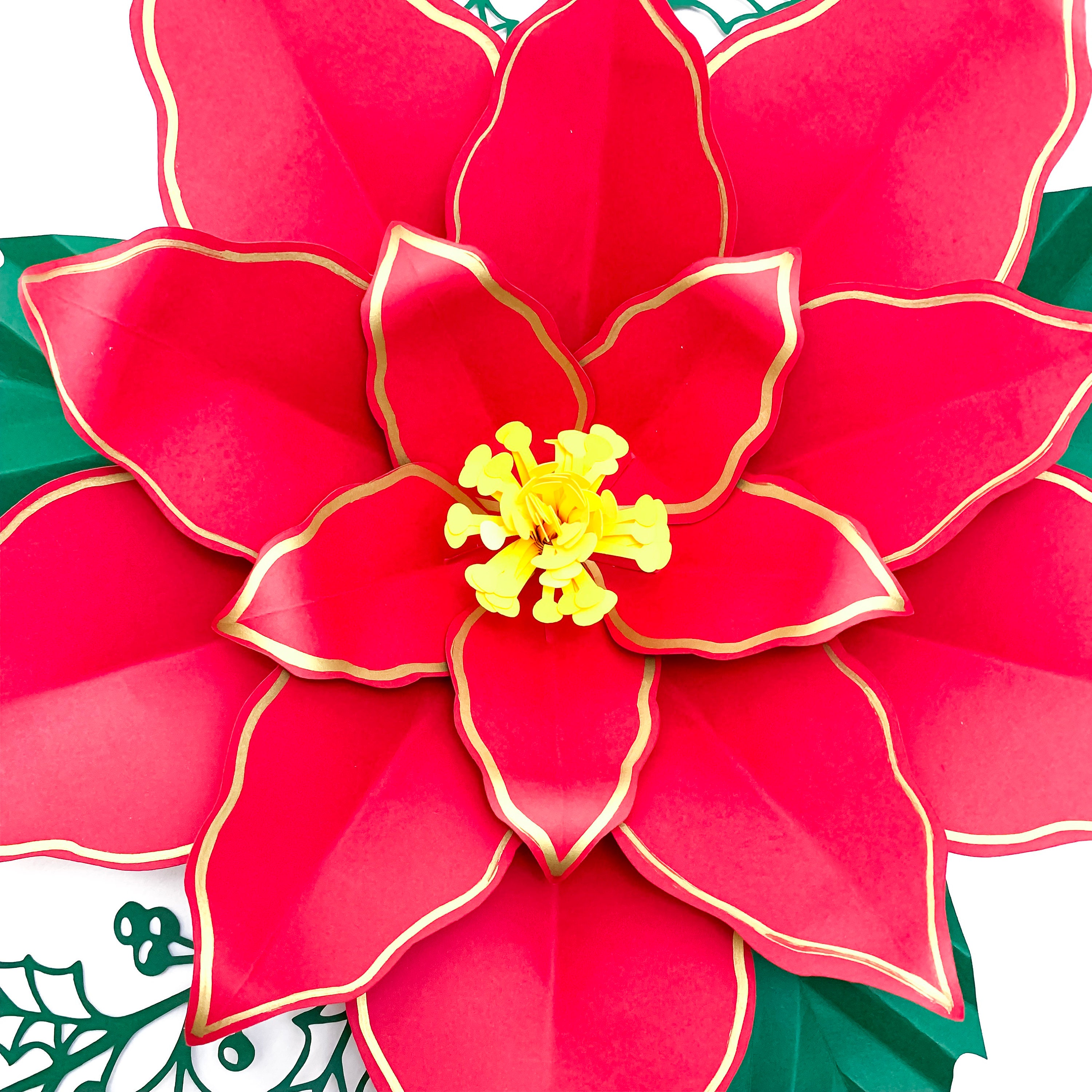 pdf-paper-flowers-poinsettia-4-templates-3d-diy-paper-flower-christmas