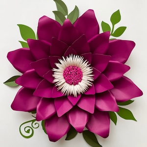 PDF Petal 174 Paper Flowers Template- Trace and Cut Files DIY Giant Paper Flower Project (Not for Cutting Machines)