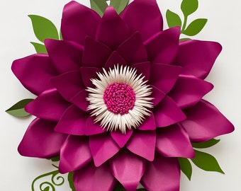PDF Petal 174 Paper Flowers Template- Trace and Cut Files DIY Giant Paper Flower Project (Not for Cutting Machines)