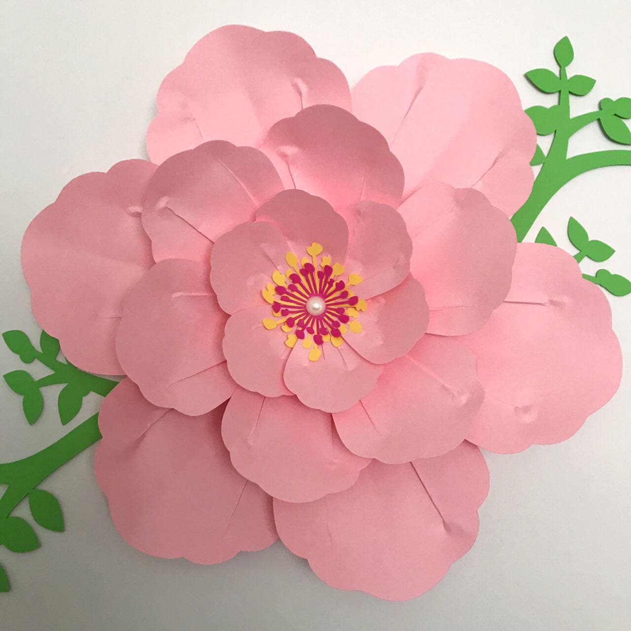 Download Paper Flowers -SVG PETAL #16 Paper Flower Template ...