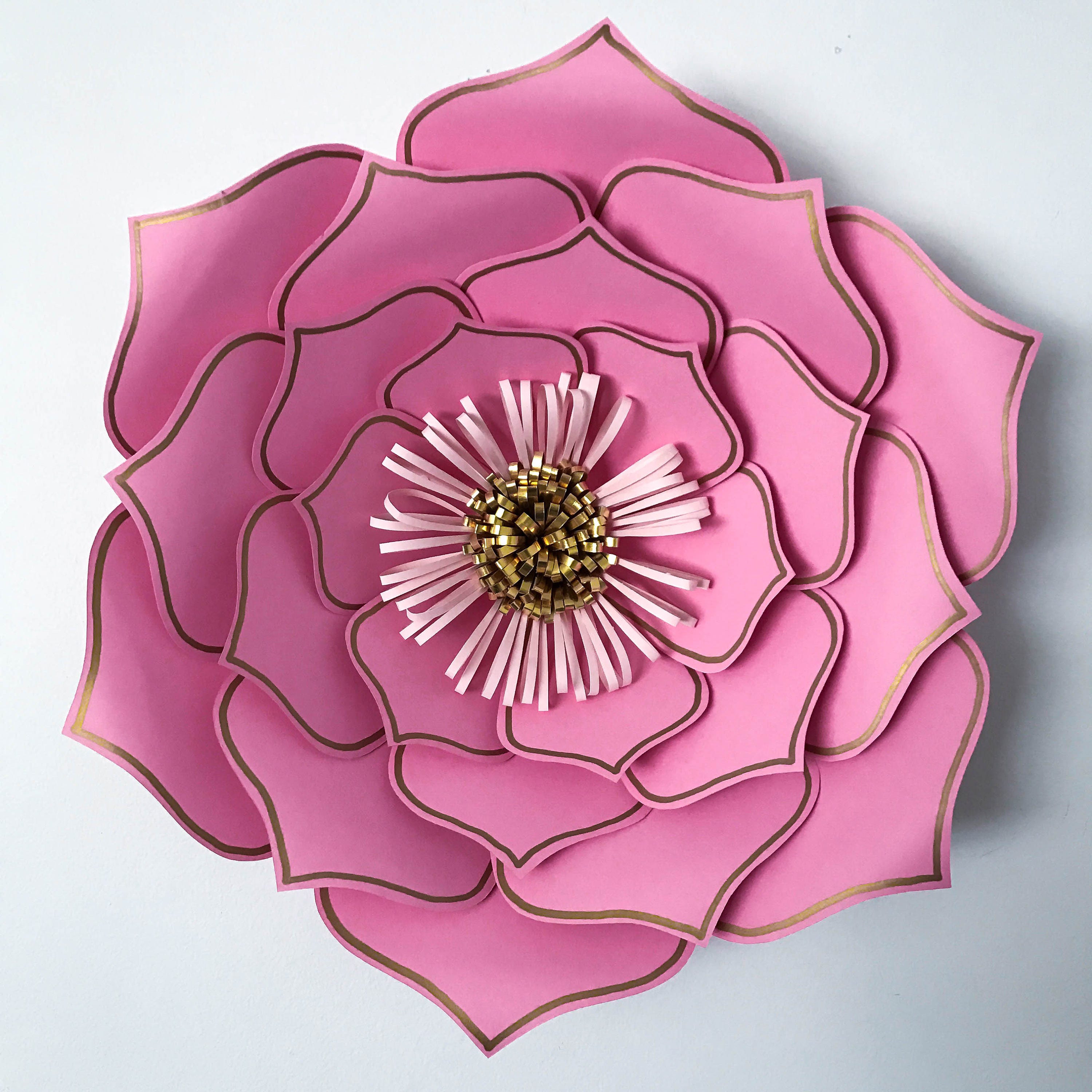 PDF Petal 3 Printable Paper Flowers Templates 3d and DIY Paper flower