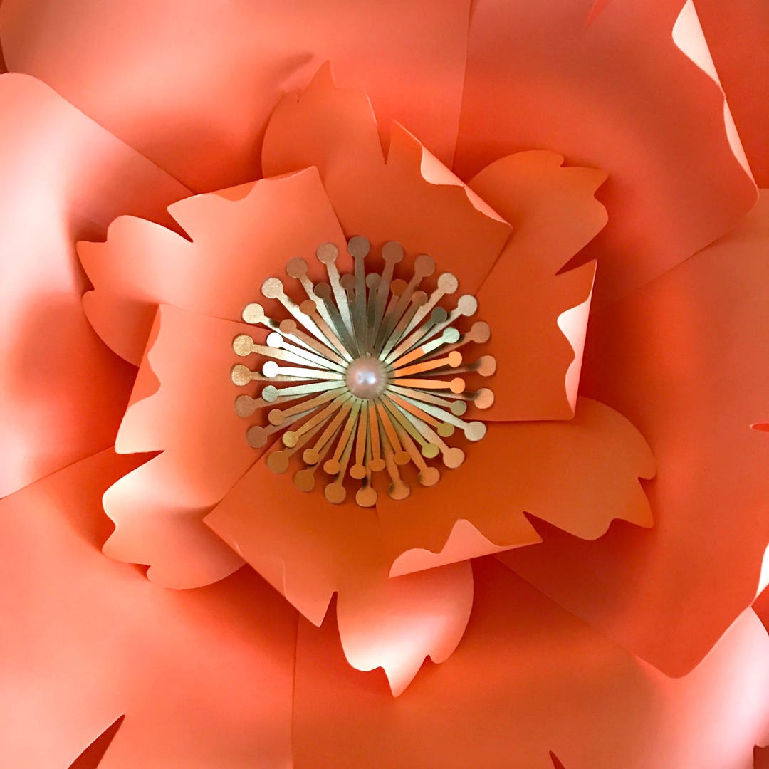Paper Flowers -pdfpetal #54 Paper Flower Template DIGITAL Version With ...