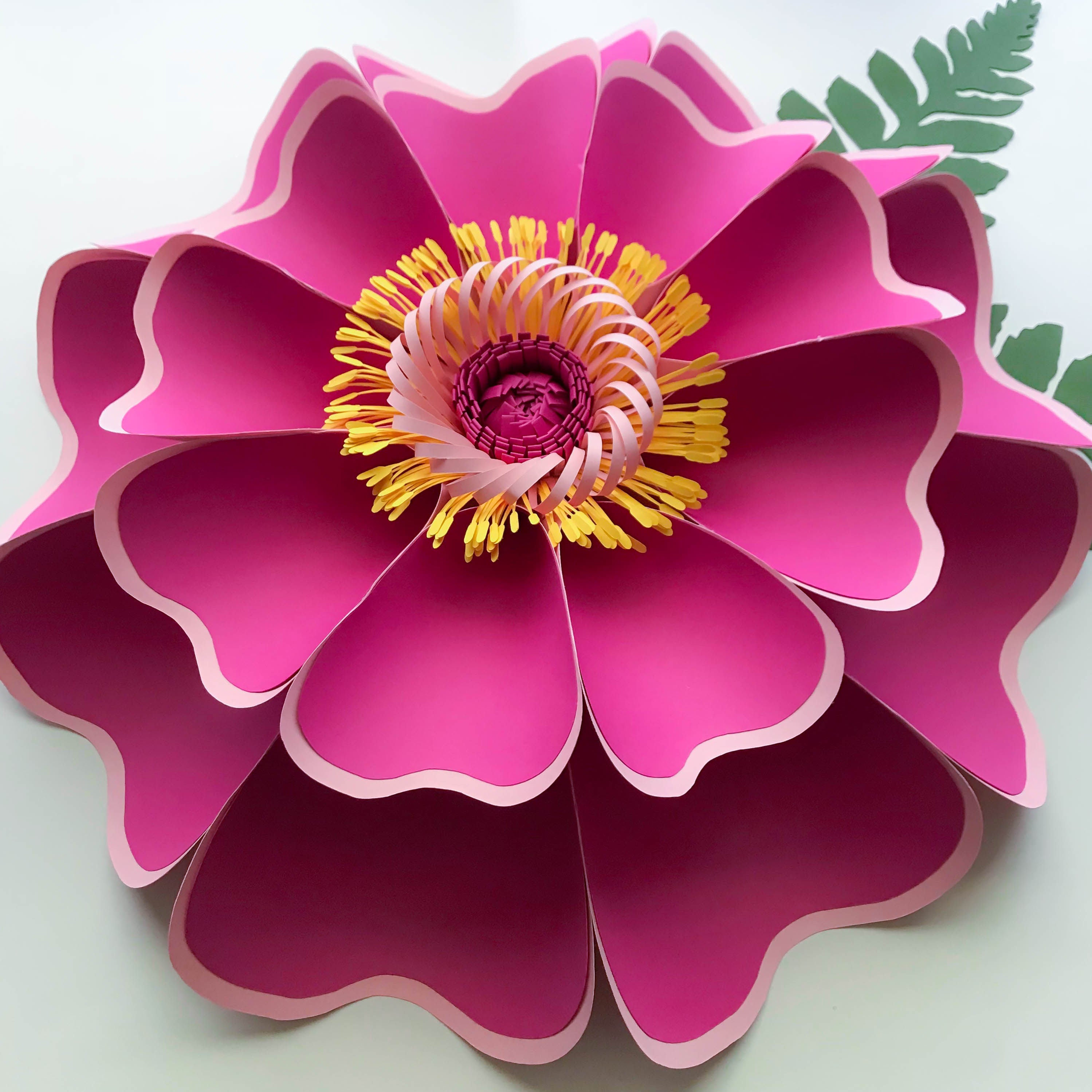 SVG Petal #52 Paper Flower Template, Digital Version,- Original Design ...