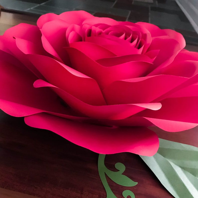 Free Free 146 Rose Cricut Flower Template Svg SVG PNG EPS DXF File
