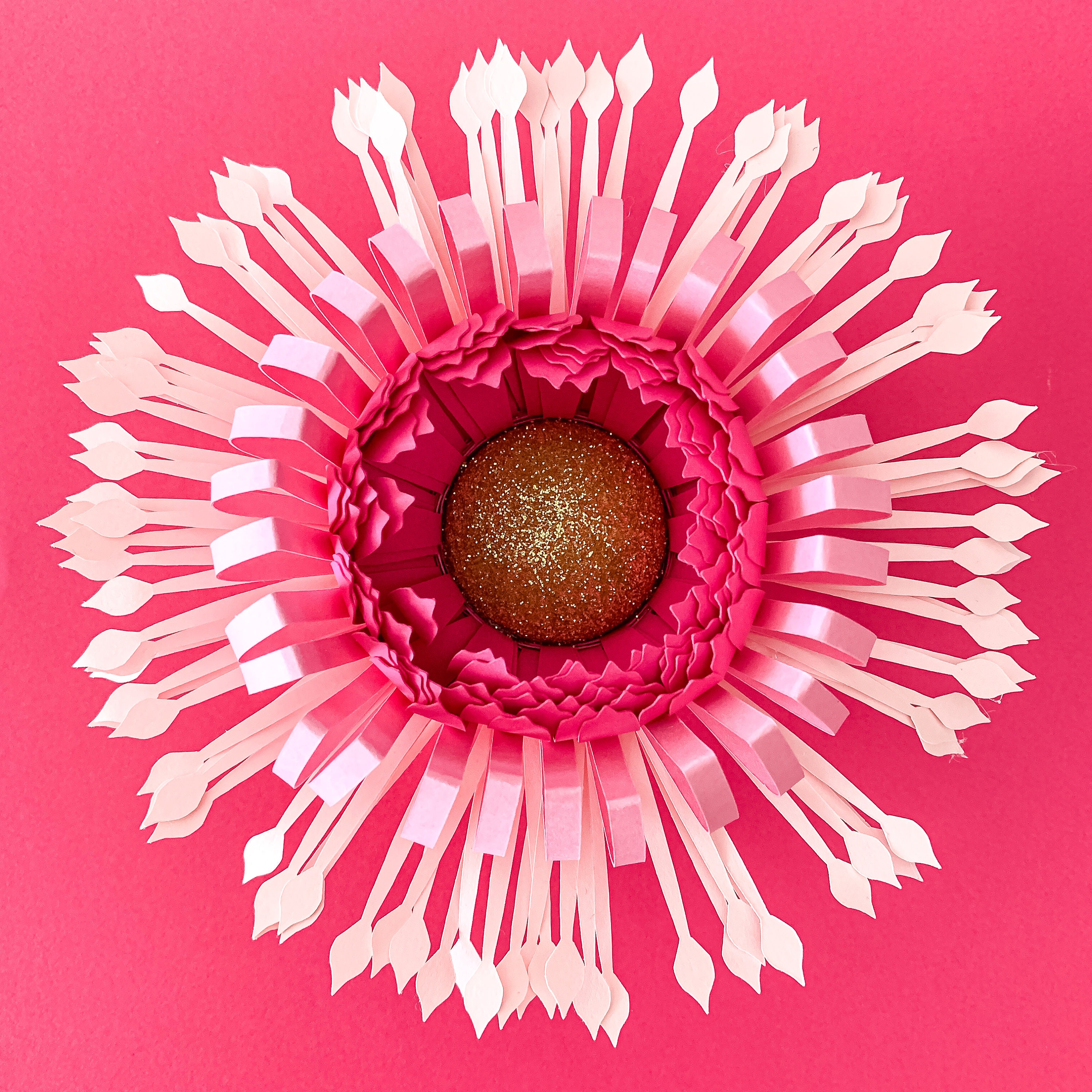 Fluffy Center 4 Paper Flower Center Component for Cutting ...