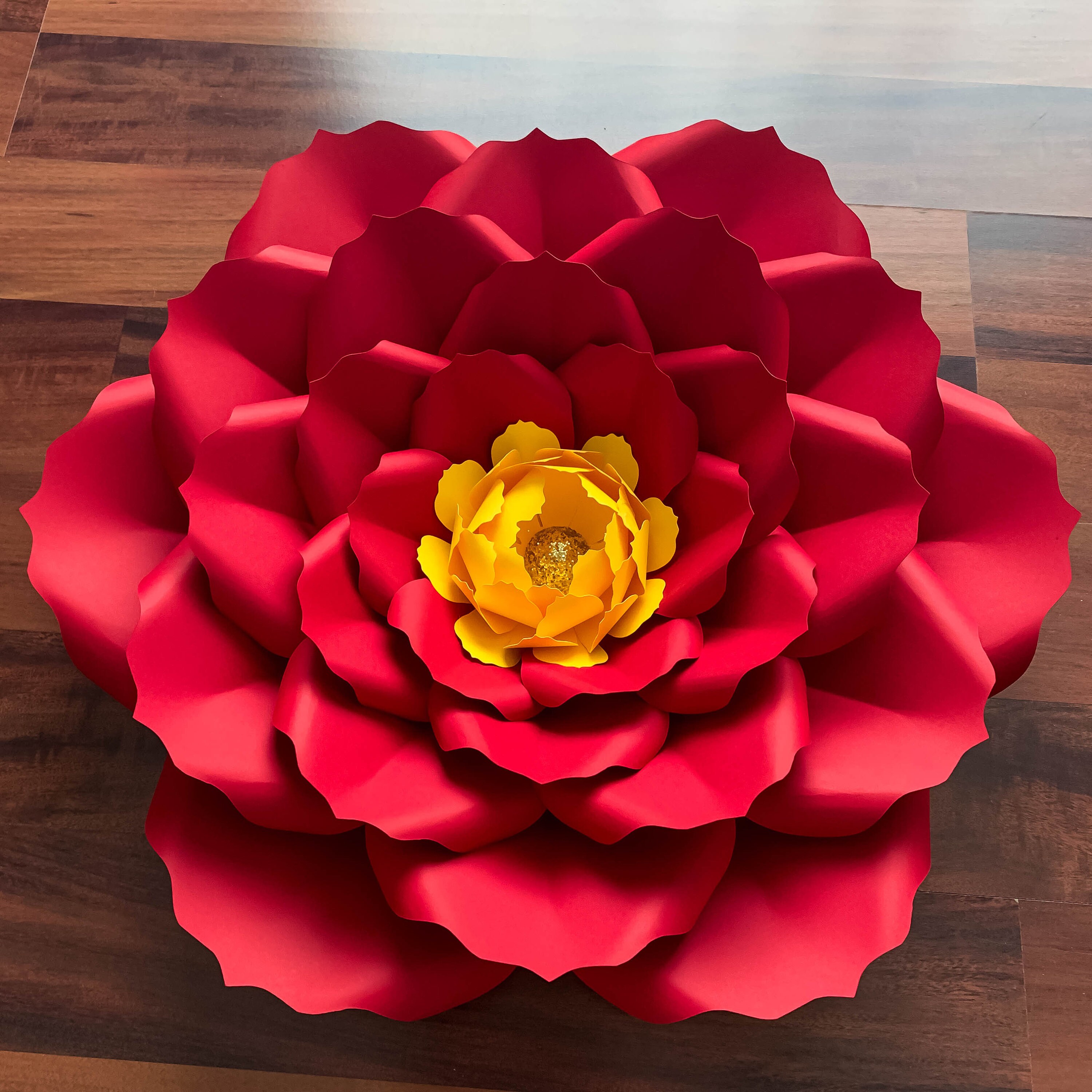 Download SVG PNG DXF Petal 26 Cut Files Paper Flowers Template for ...
