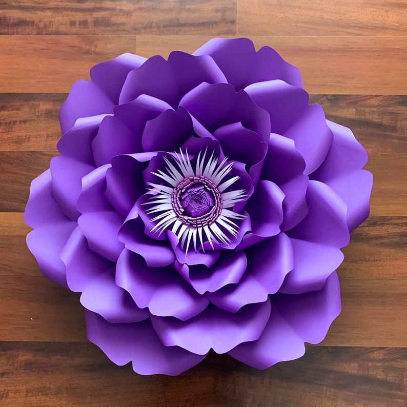 Download SVG PNG DXF Petal 78 Paper Flowers Template Cut Files ...