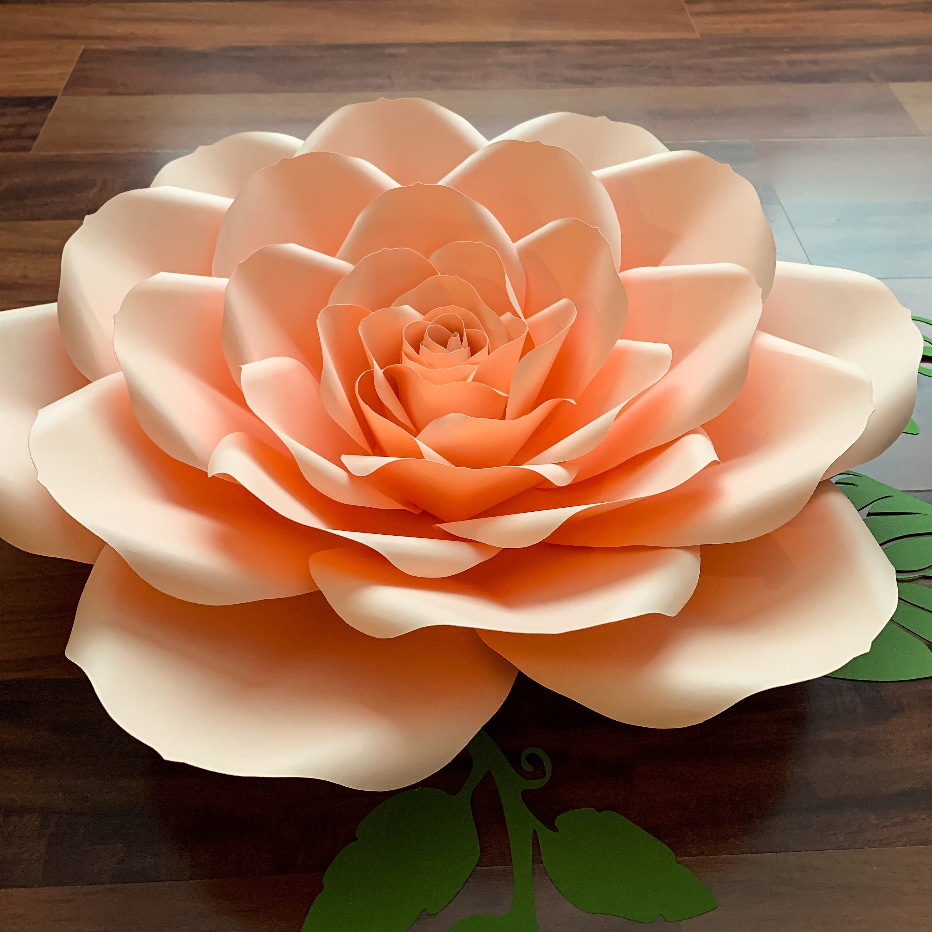 Download PDF Petal 24 Printable DIY Giant Paper Flower Template ...