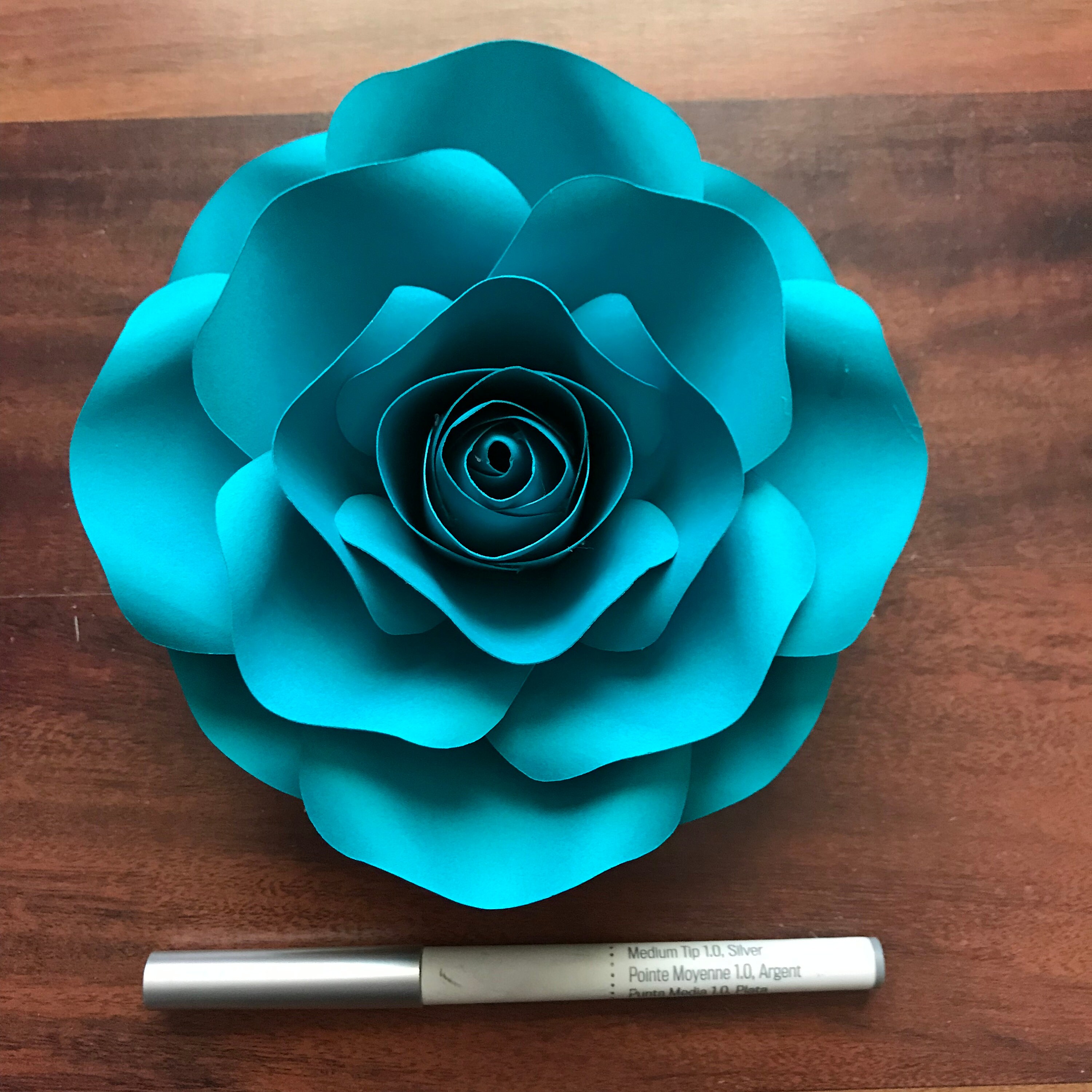 Download SVG DXF PNG Mini Rose Petal Template Printable for Cutting ...