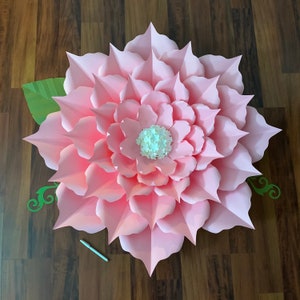 SVG DXF 41&quot; Petal 113 Paper Flowers Template Cricut Silhouette Cutting Machines Ready for Wedding and Event Decor and Paper Flower Backdrop