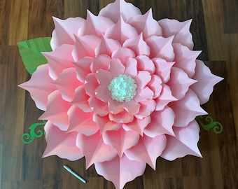 GIANT FLOWERS DECOR, Petal 113 41", Printable Pdf Art, Paper Craft Gift, Instant Download Files, Giant Paper Flowers for Wedding Decorations