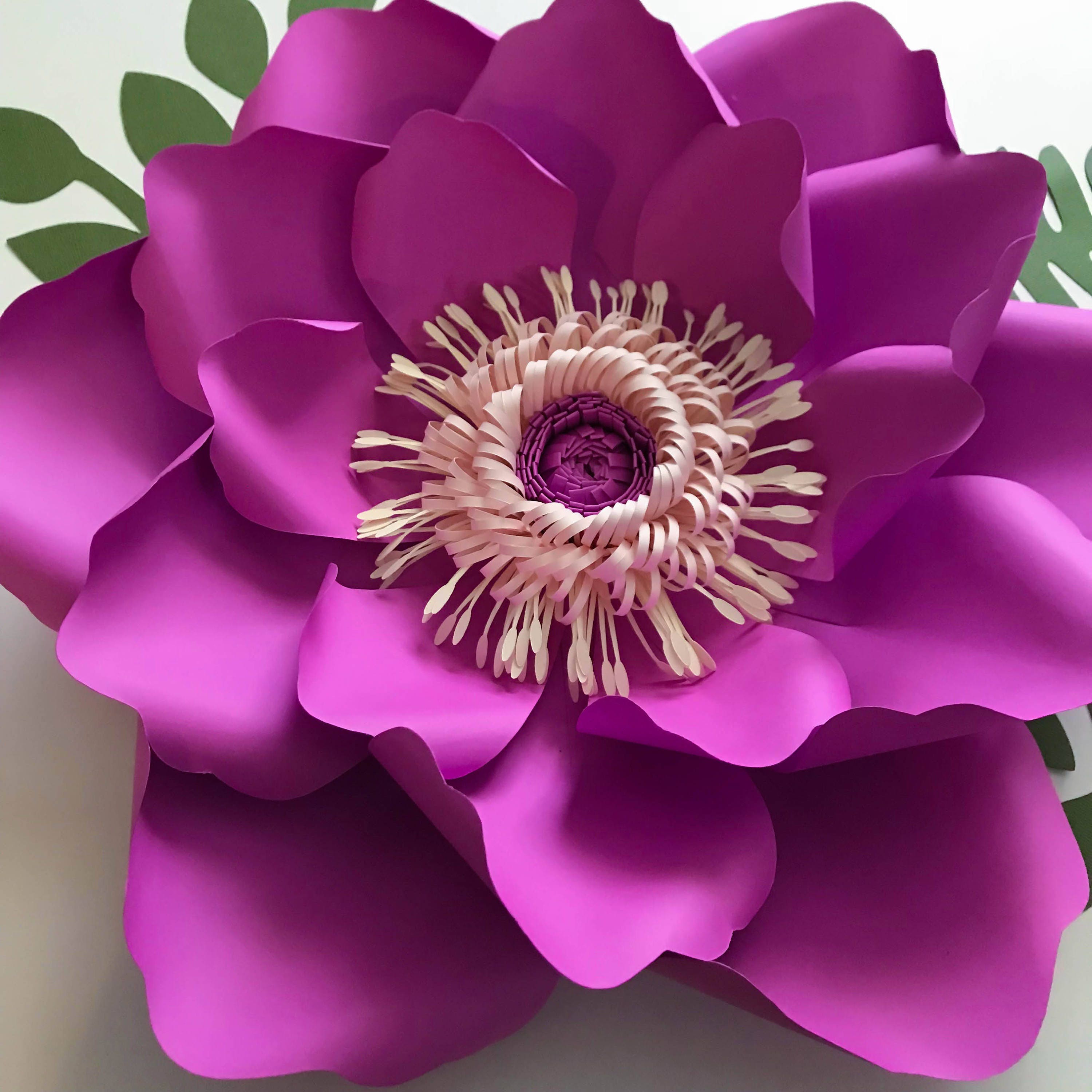 PDF PETAL 21 Paper Flowers UPDATED Template Printable to create 6