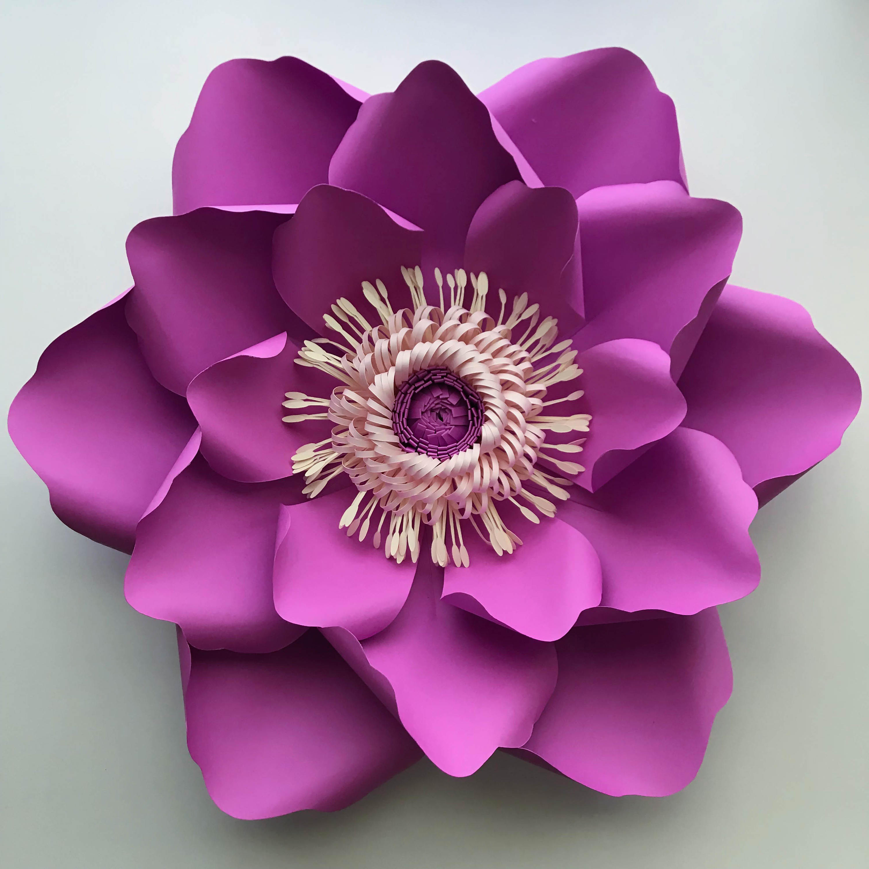 PDF PETAL 21 Paper Flowers UPDATED Template Printable to create 6