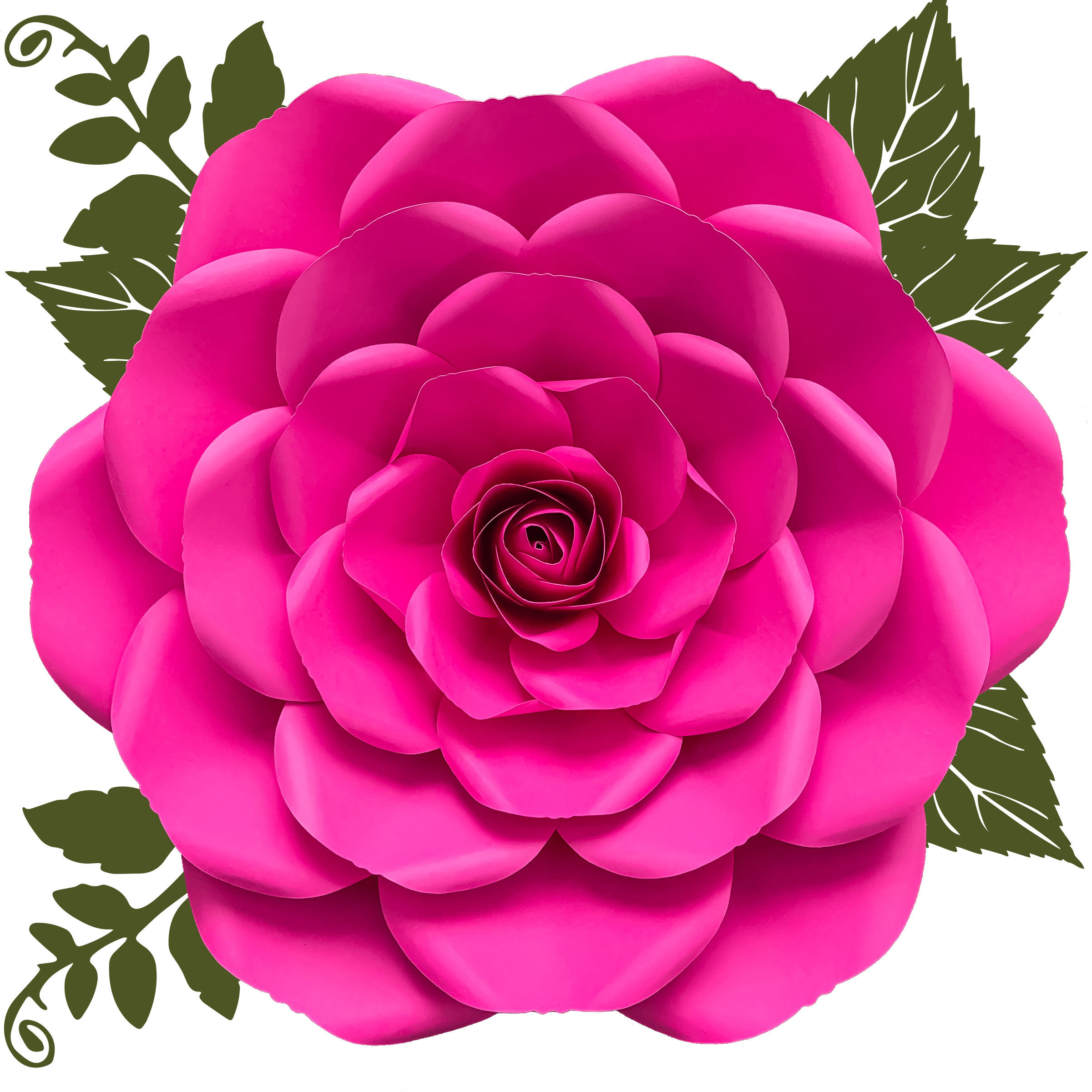 Download SVG PNG DXF Petal 22 Rose Cut Files for Cutting Machines ...
