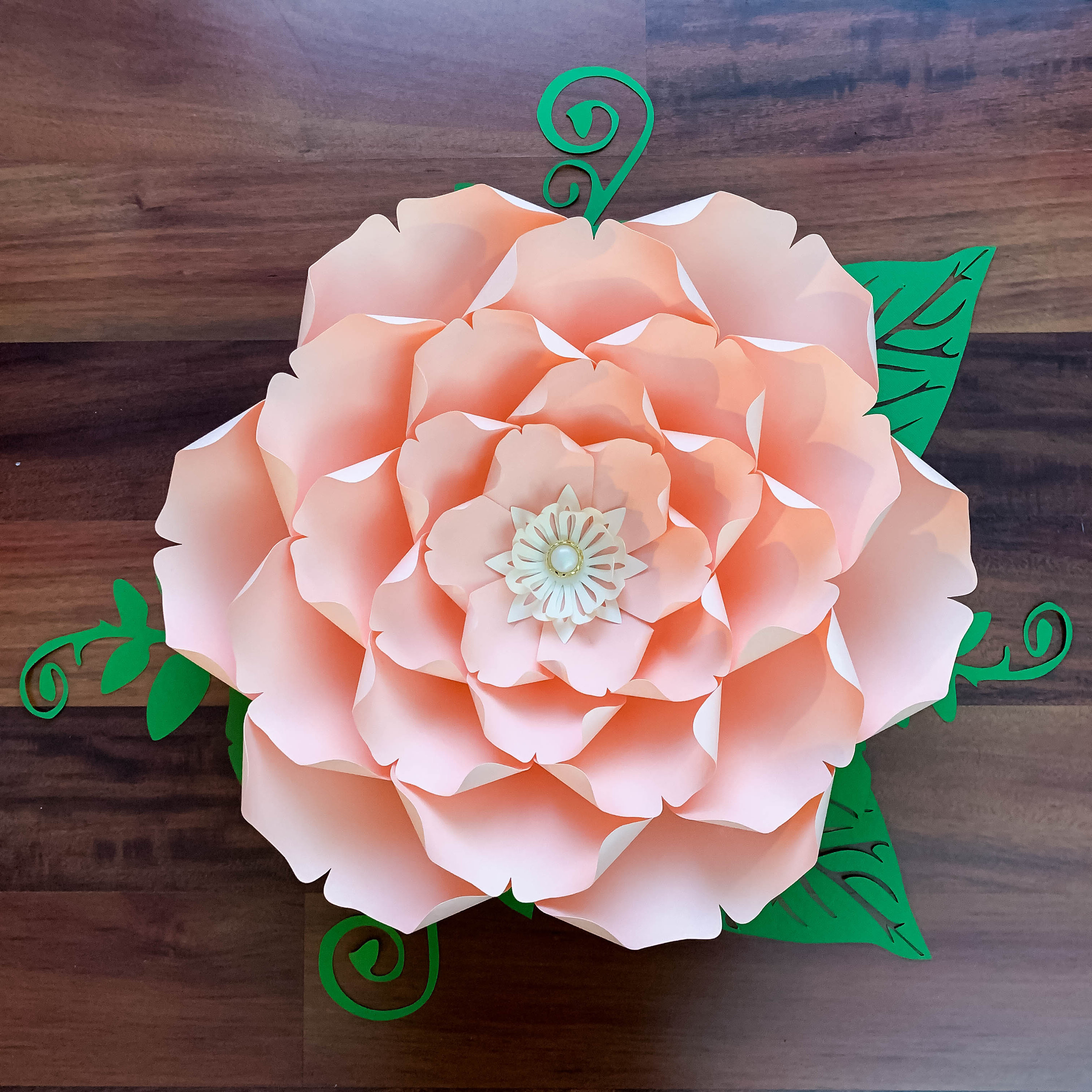 pdf petal 25 printable cut files paper flowers template
