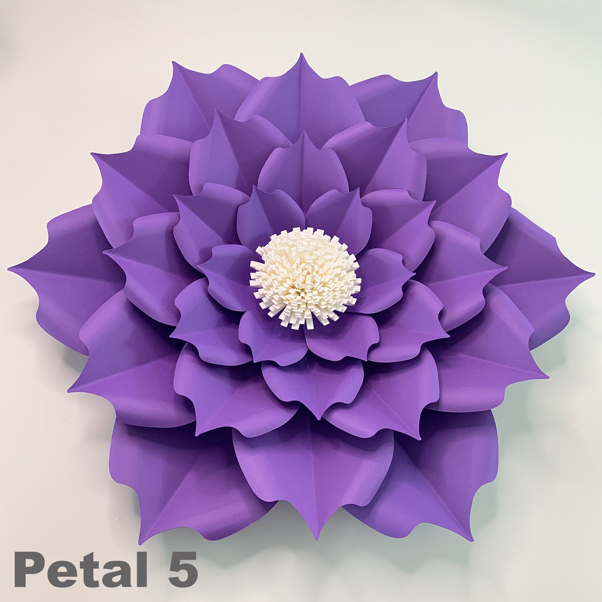 Combo 1 PDF Printable Giant Paper Flower Template 3D Giant Paper