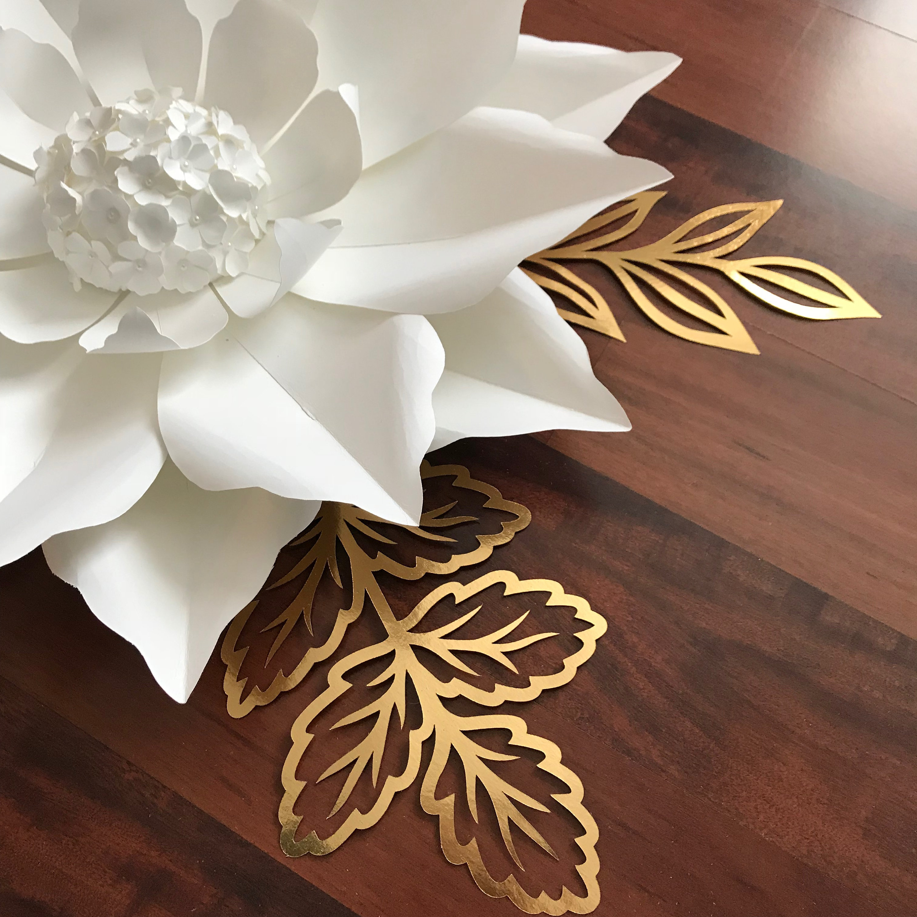 PDF Petal 20 Printable Digital Instant download Paper Flowers Template