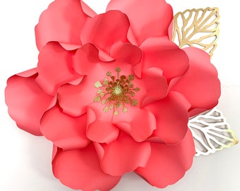 PDF Petal 16 Printable Cut file Templates 3d DIY Paper flower for Wedding and Event Decor DIY 8-21" Printable Trace cut Files handmade decor