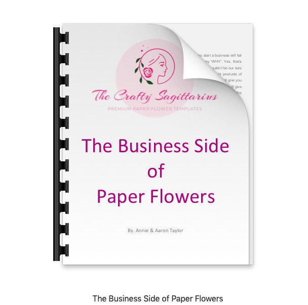 Business Kit 2.0 Multiple Designs Giant Paper Flower Templates
