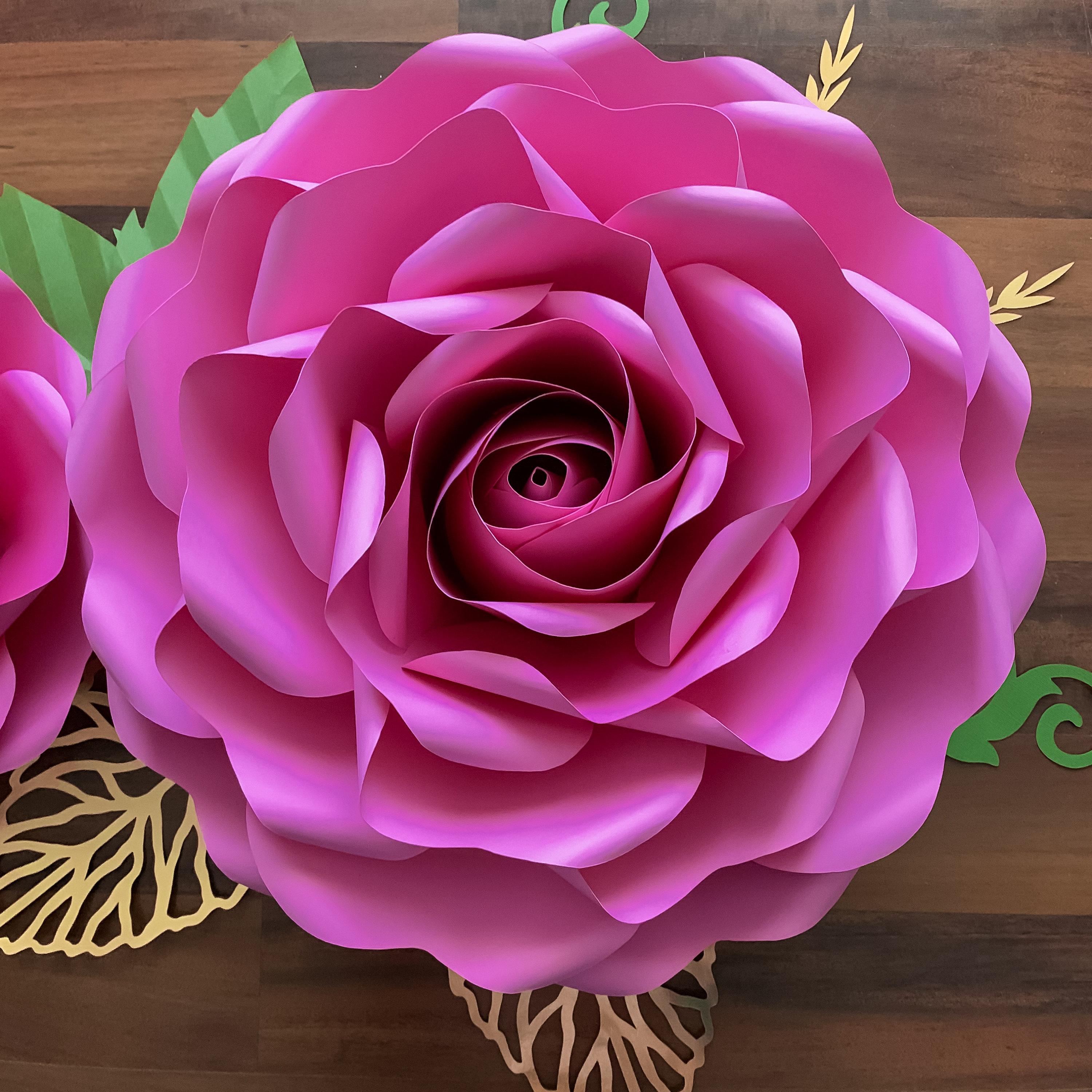 extra large pdf full size rose 6 template 30 34 inches