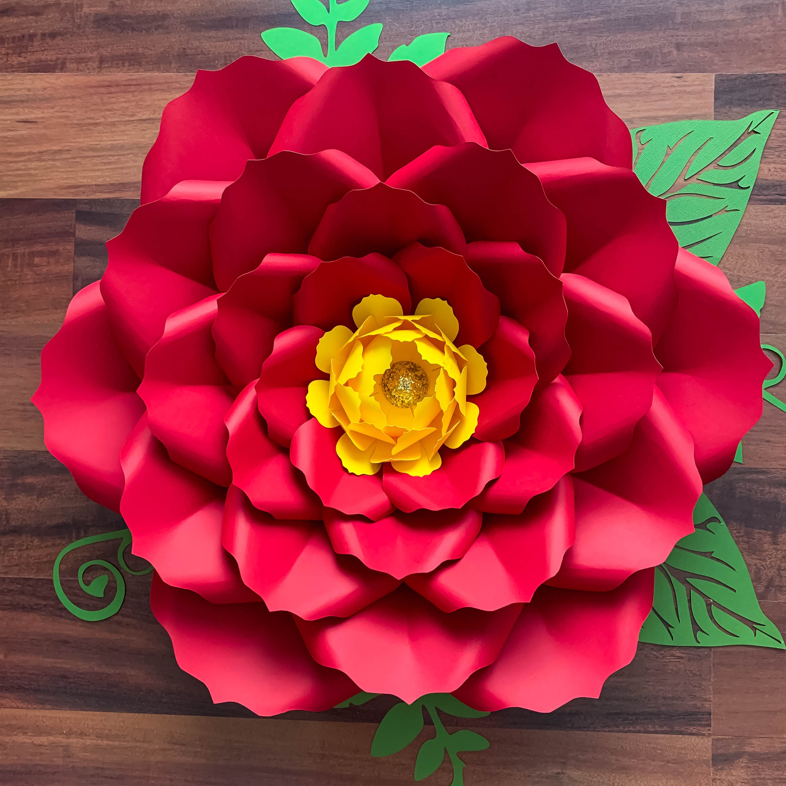 Download SVG PNG DXF Petal 26 Cut Files Paper Flowers Template for ...