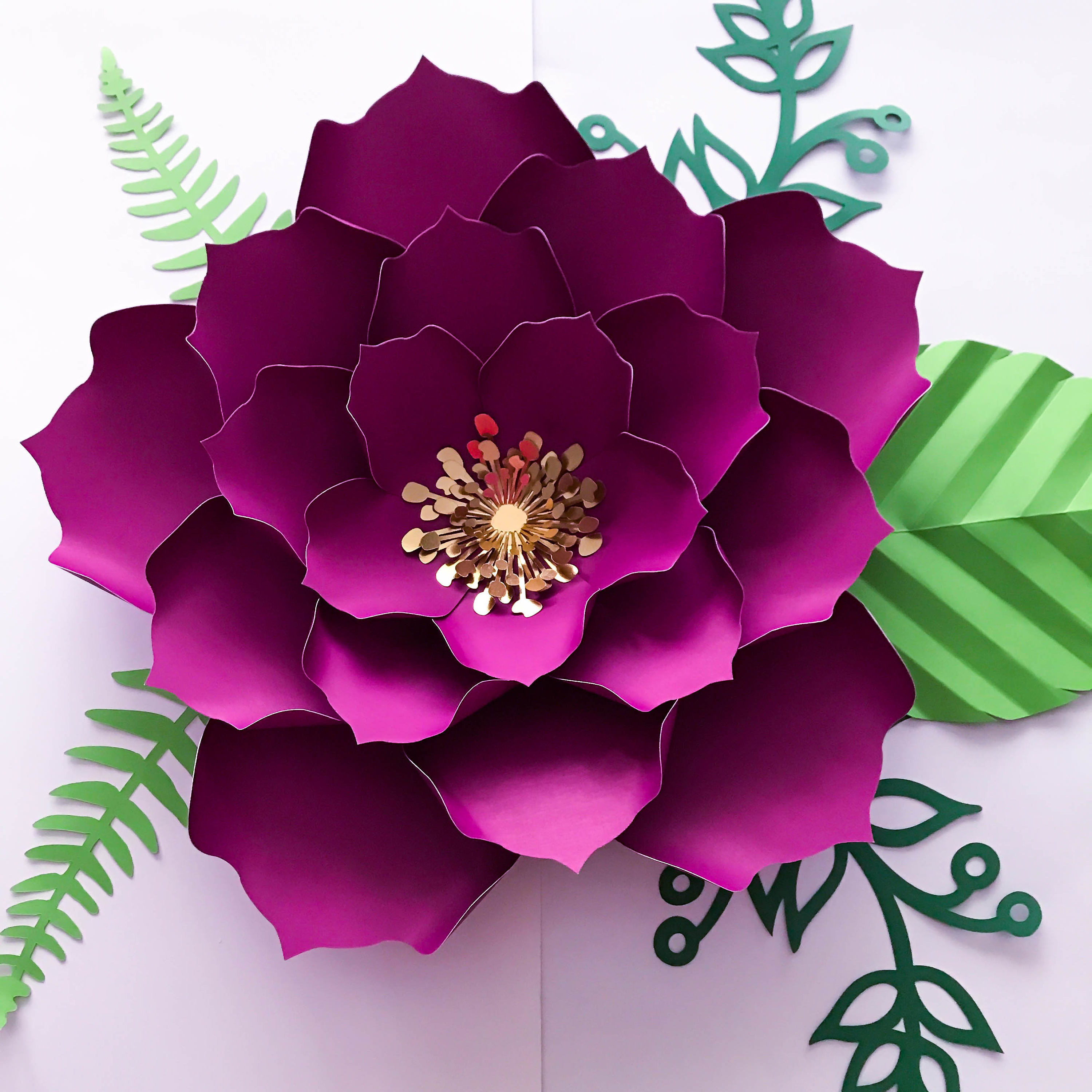 Free Free 82 Free Paper Flower Templates Svg SVG PNG EPS DXF File