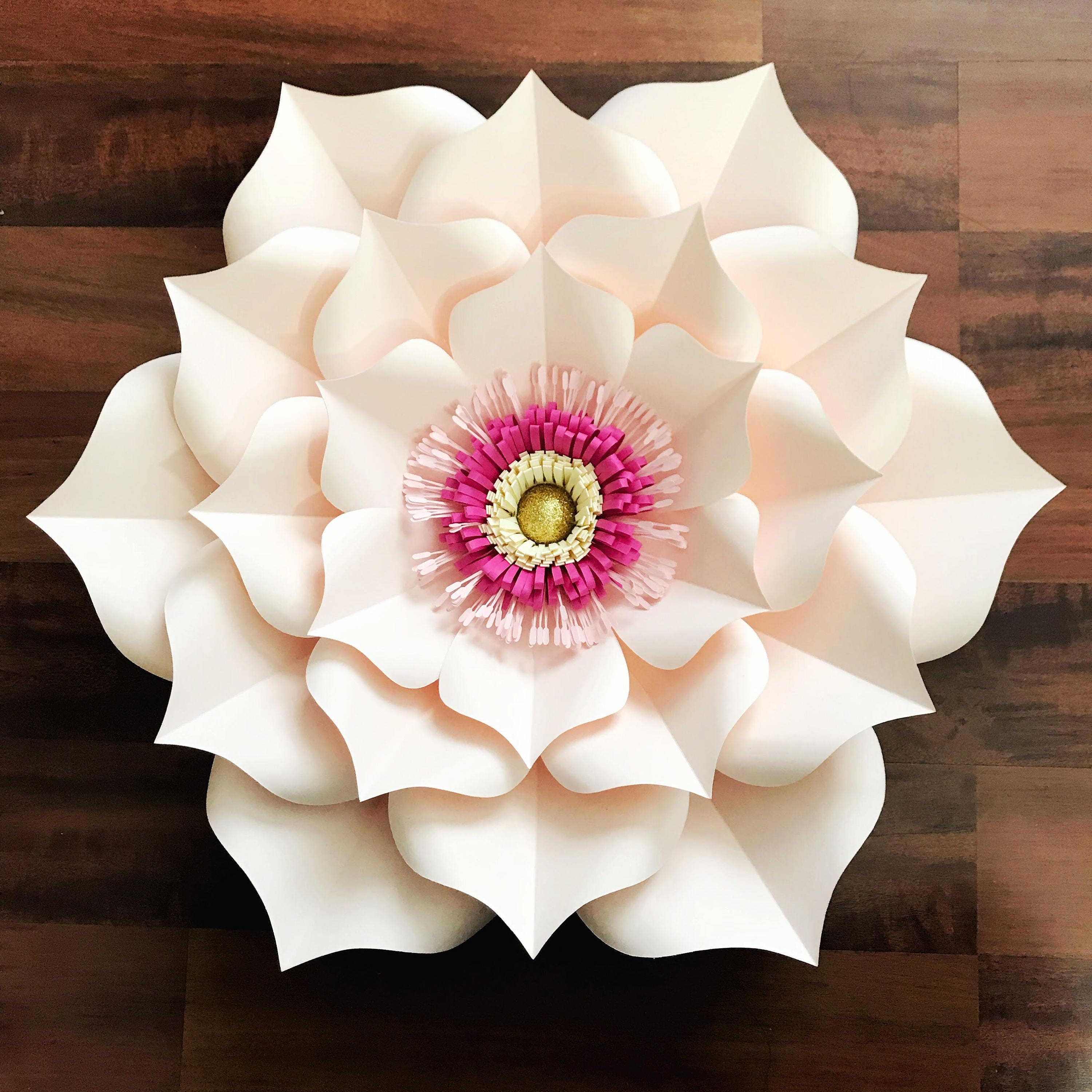 SVG PNG DXF Petal 3 Cut Files Paper Flowers Template for ...
