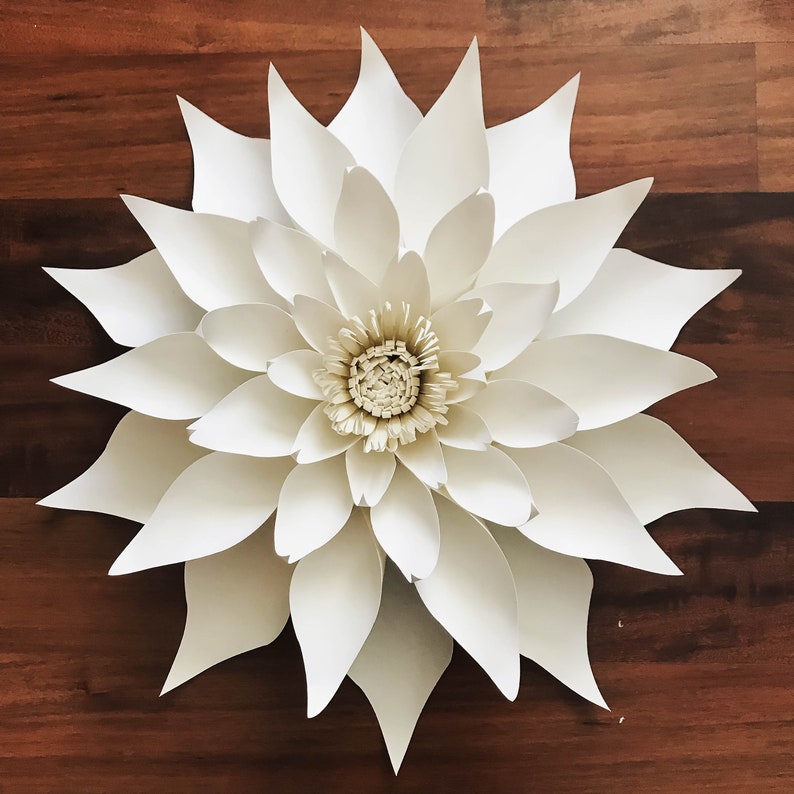Download Paper Flowers Paper Flowers SVG Petal 89 Dahlia Paper | Etsy