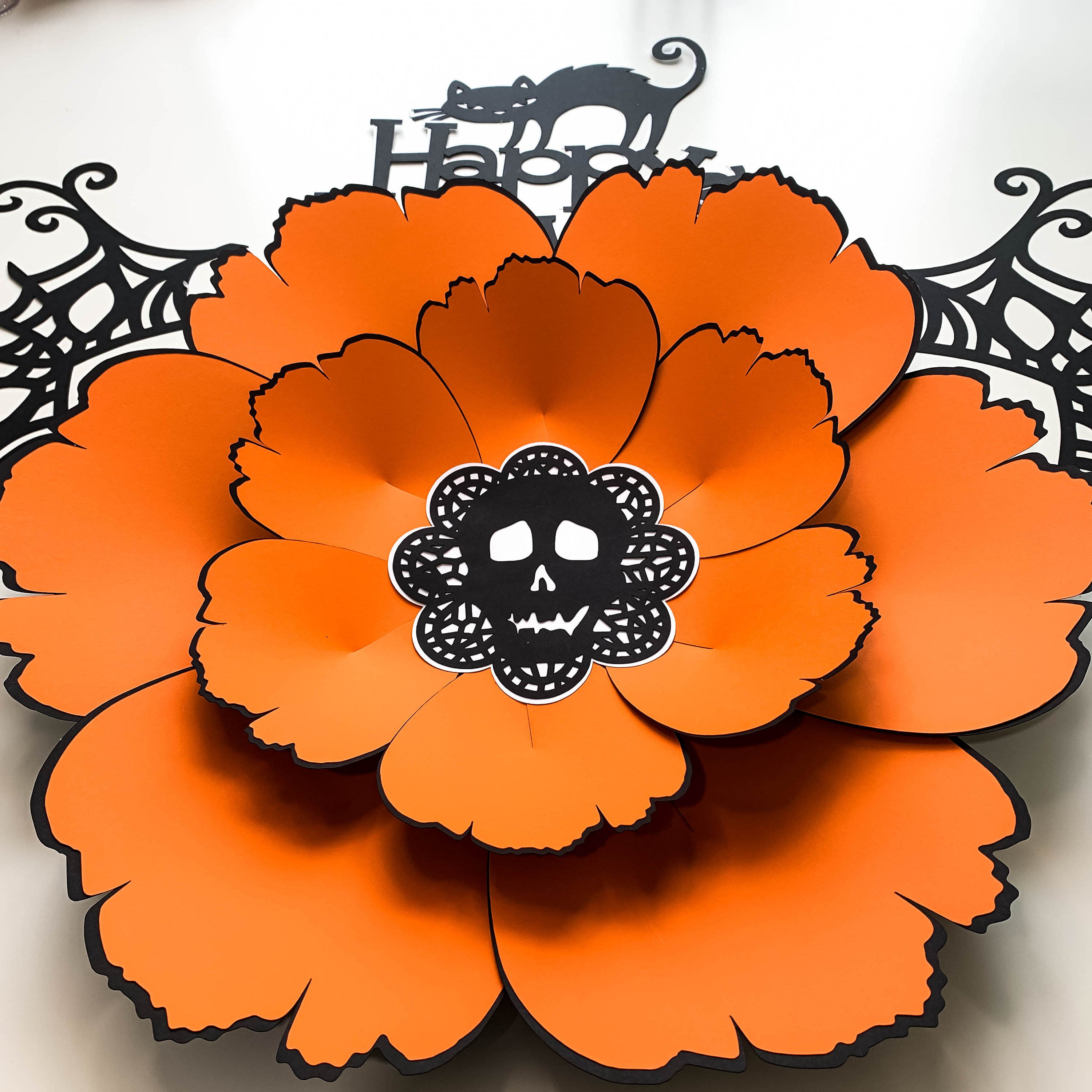 Download SVG PNG DXF Halloween Theme Paper Templates All components ...