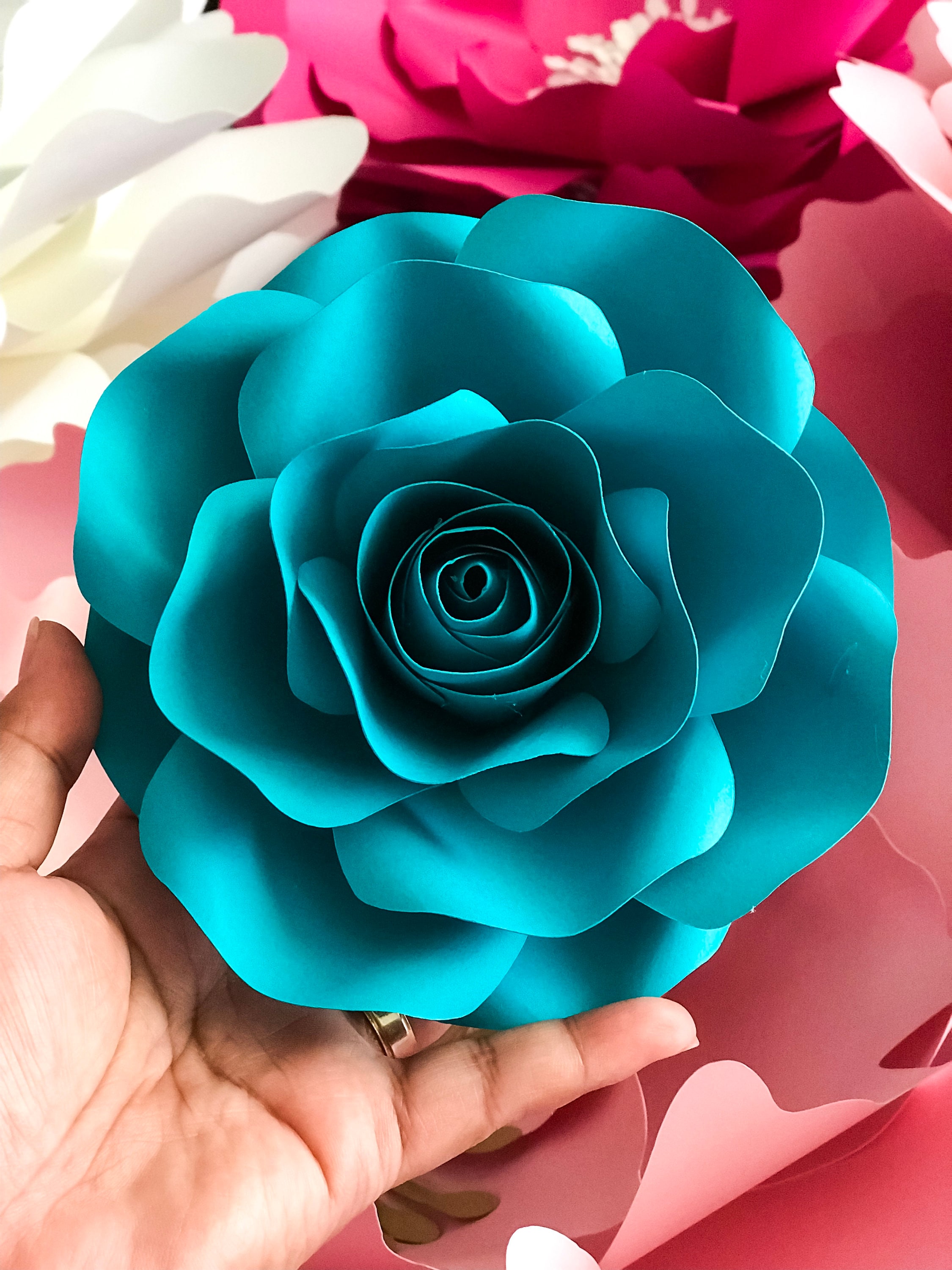 Free Free 332 Paper Flower Svg Template SVG PNG EPS DXF File