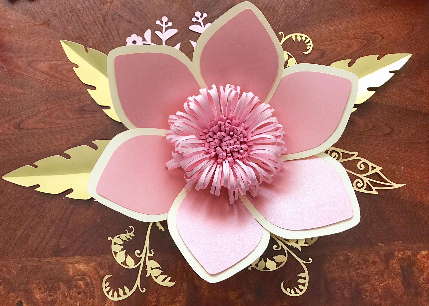 Free Free Flower Svg Template 3 SVG PNG EPS DXF File