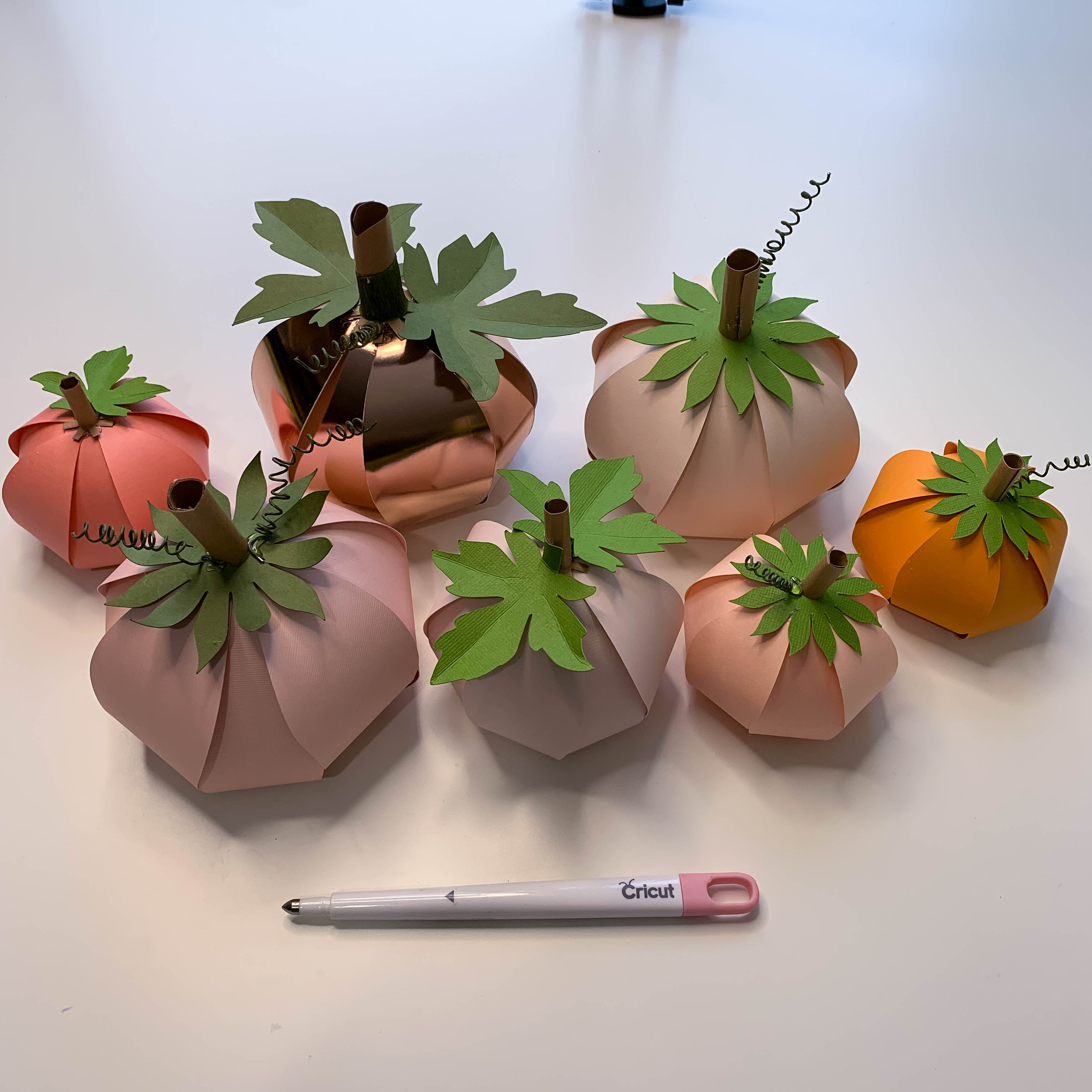 SVG Paper Pumpkin Templates PNG DXF For Cutting Machine Fall / Autumn
